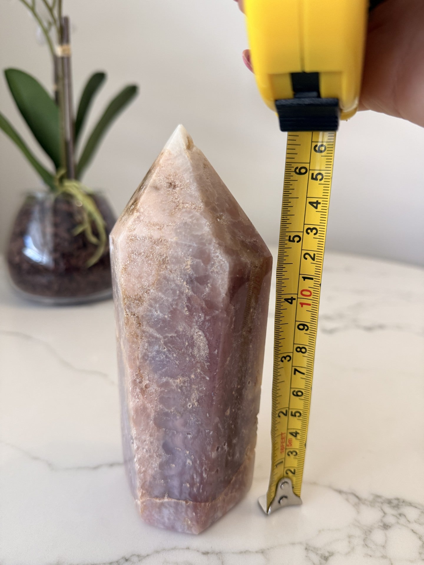 Pink Amethyst Tower – Approx. 16.5 cm | 1kg