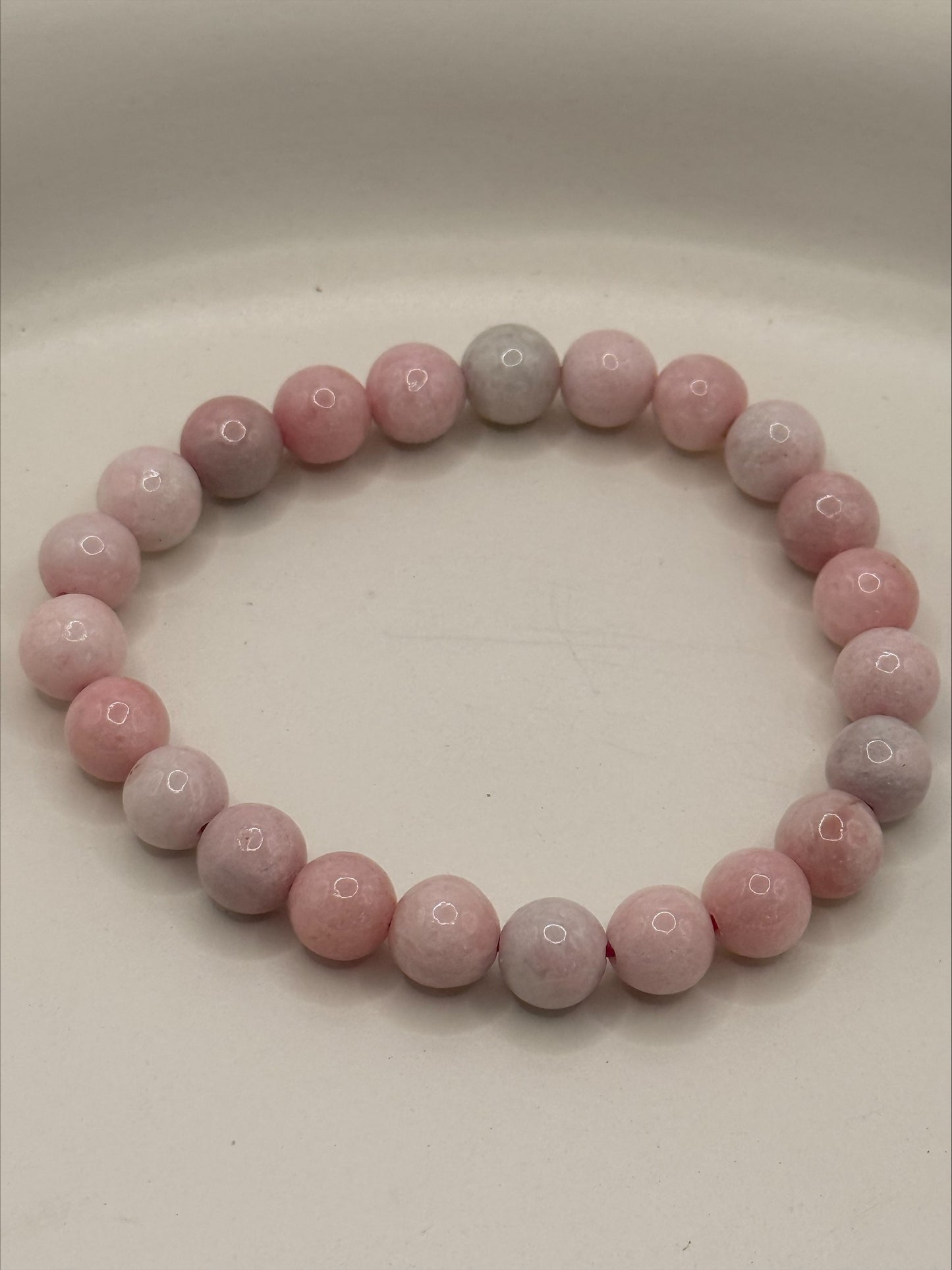 Pink Opal Bracelet | 8mm Natural Crystal Beads