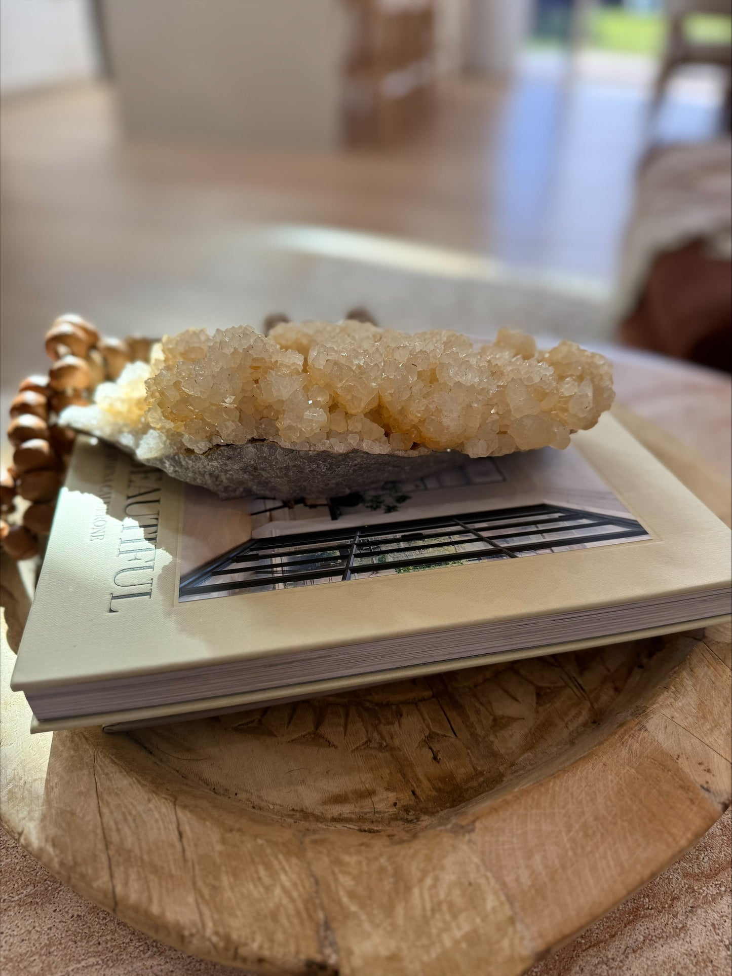 Statement Yellow Calcite Crystal on Stand | 2.324 kg