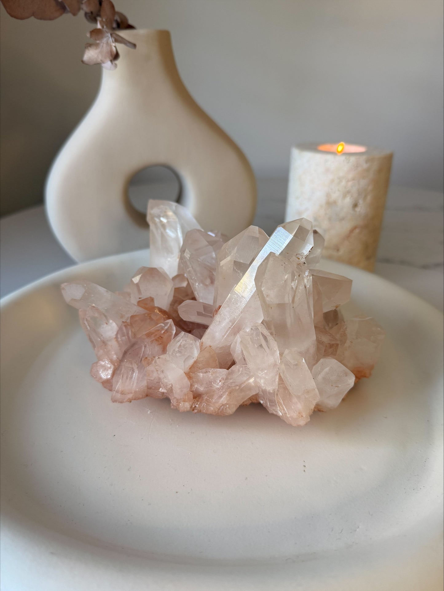 Pink Quartz Statement Cluster | 1.745kg