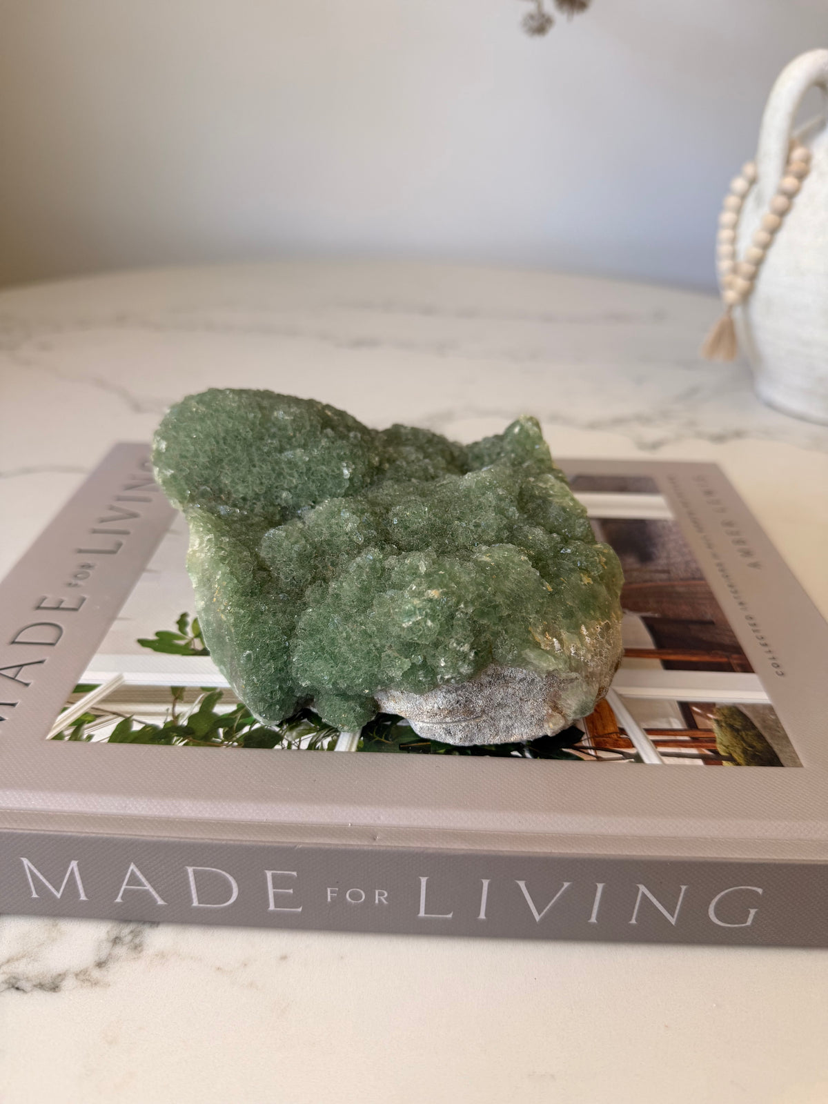 Green Fluorite Statement Cluster – 1.537kg