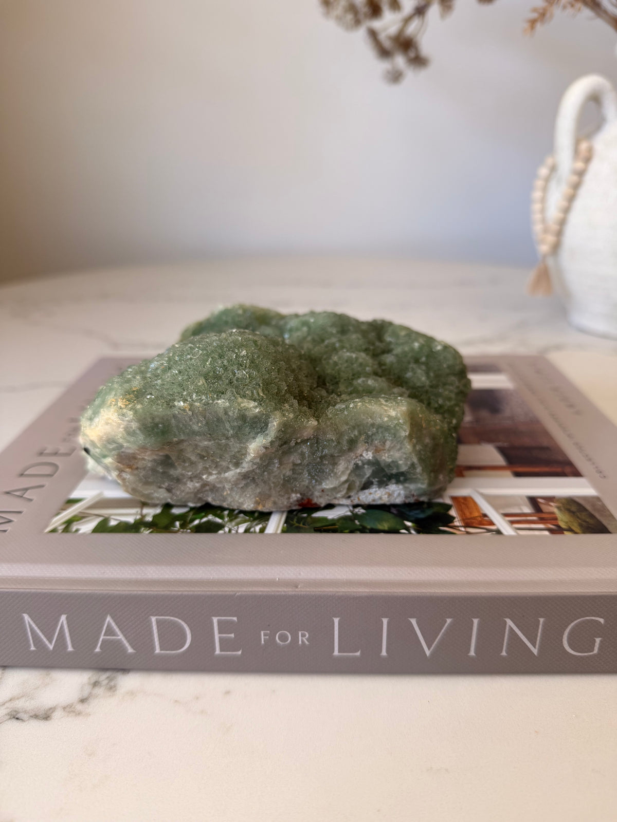 Green Fluorite Statement Cluster – 1.537kg