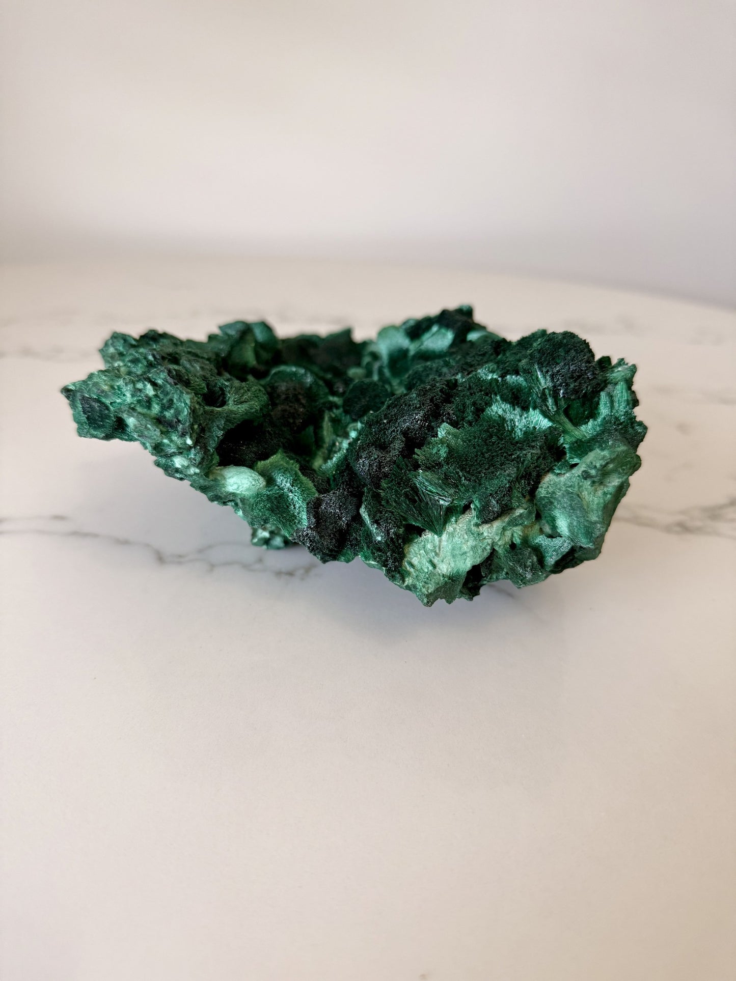 Raw Velvet Malachite Specimen – Deep Emerald Botryoidal Formation 1.124kg