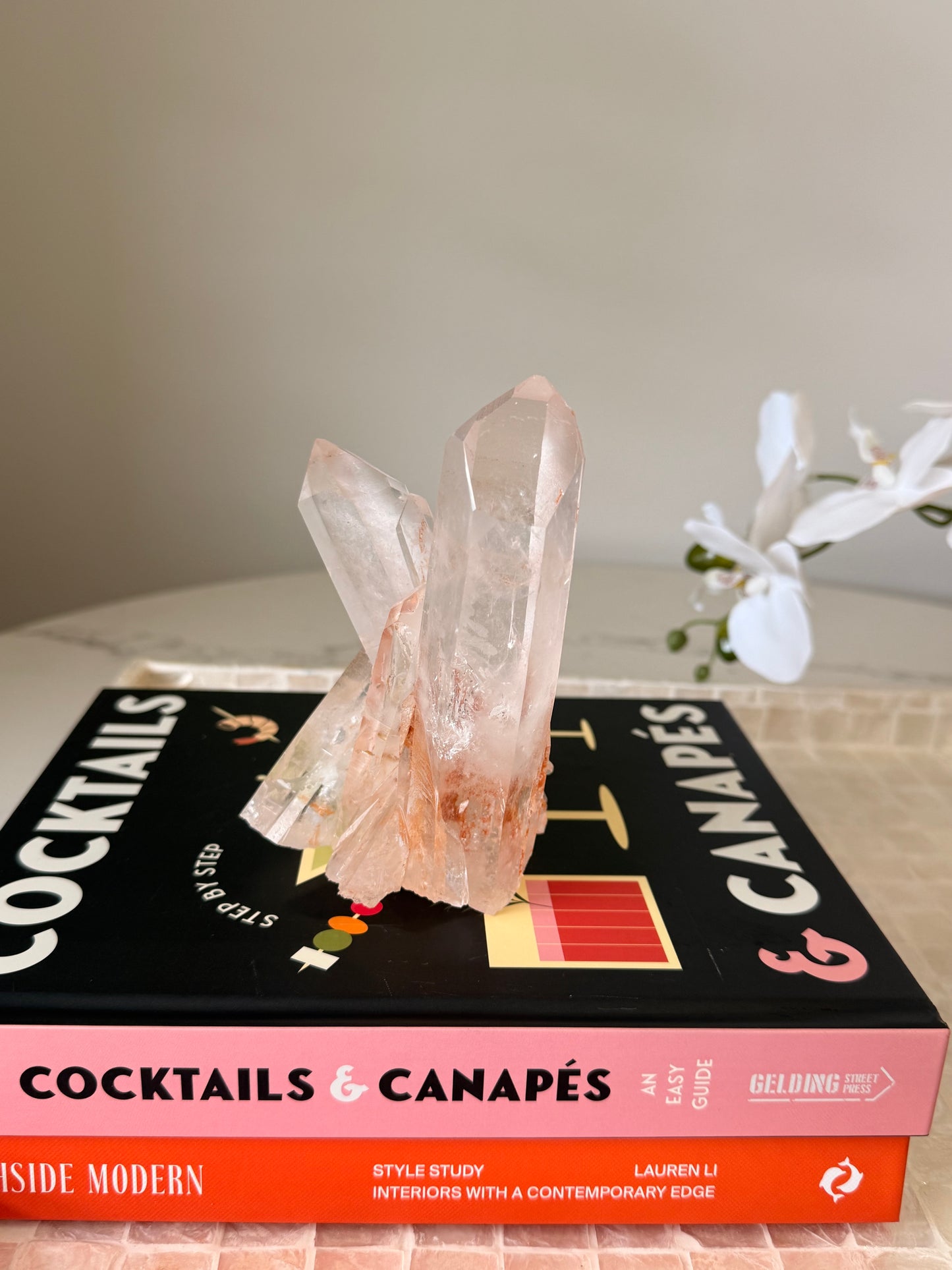 Pink Quartz Crystal Cluster – 570g