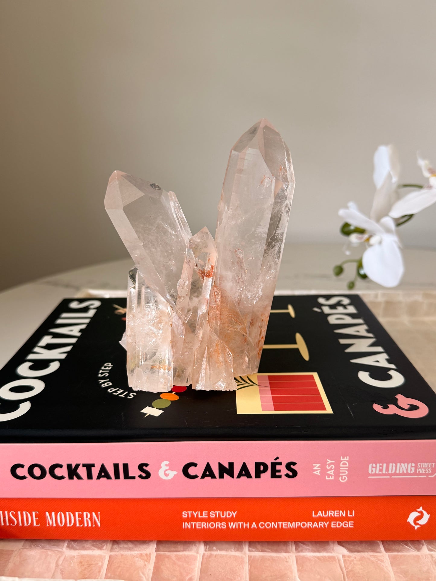 Pink Quartz Crystal Cluster – 570g