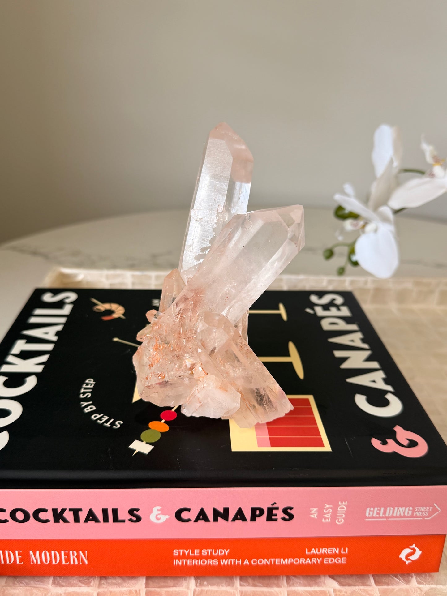 Pink Quartz Crystal Cluster – 570g