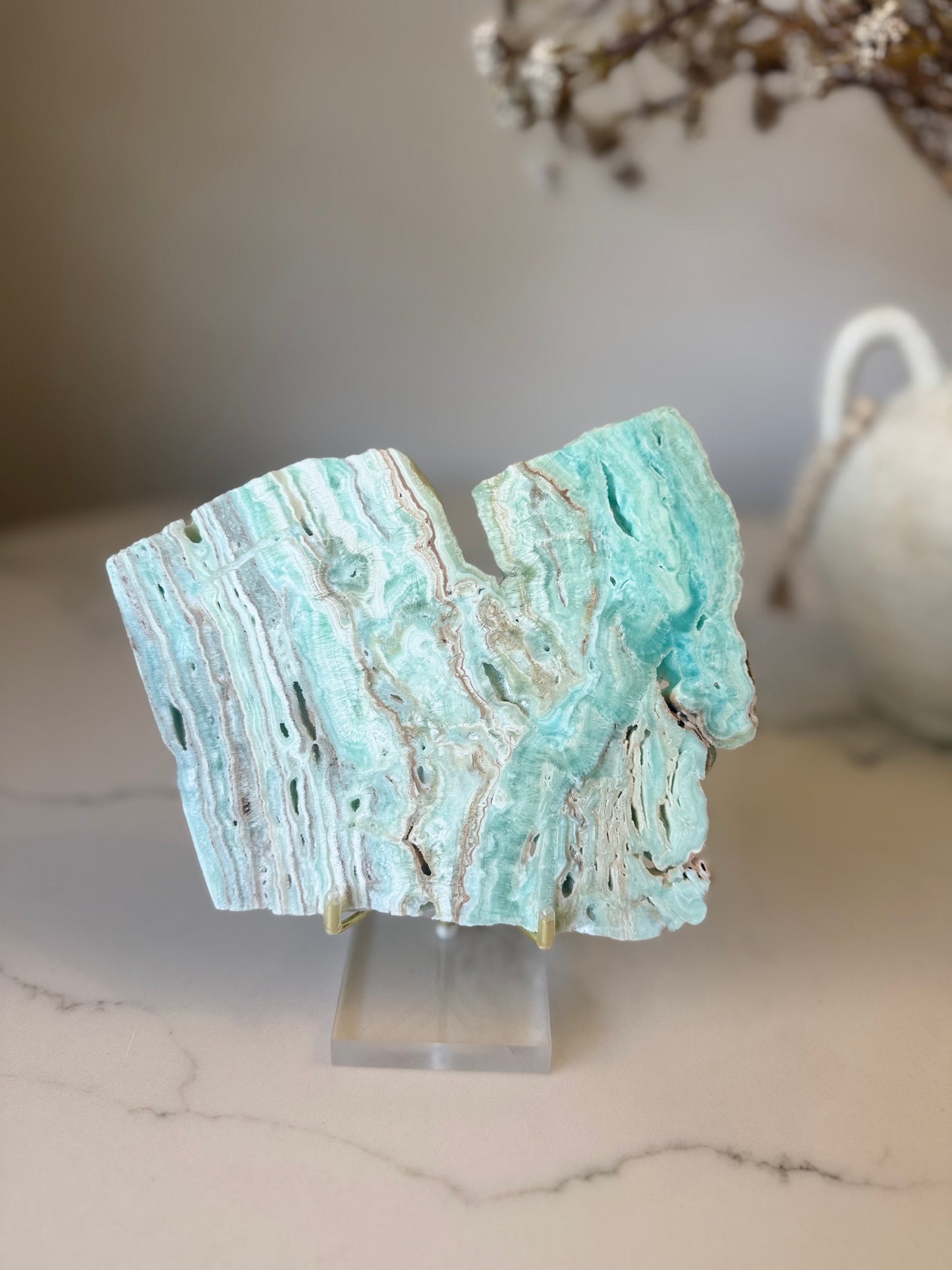 Hemimorphite Display Slice | 461g