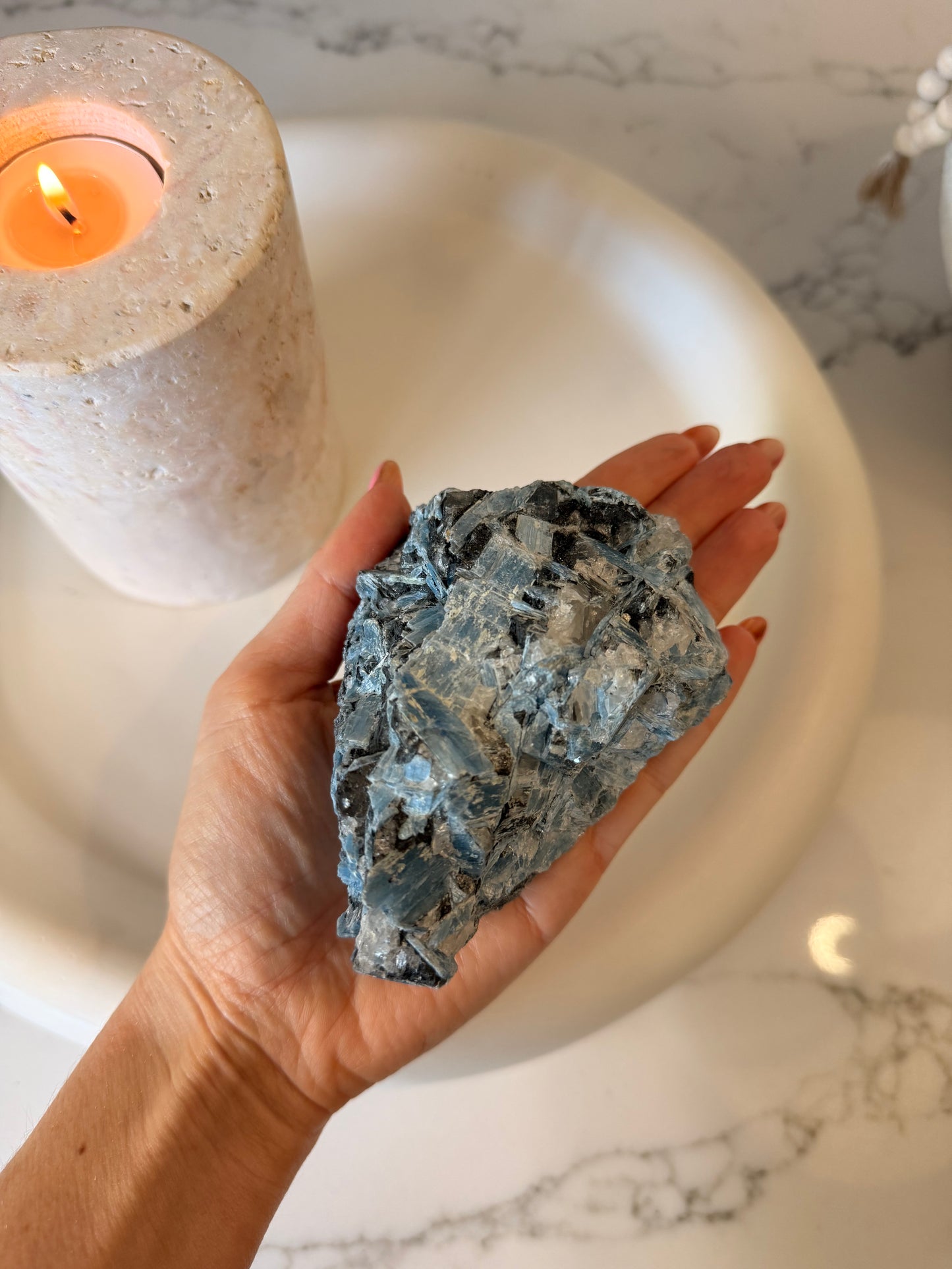 Blue Kyanite Cluster – 451g