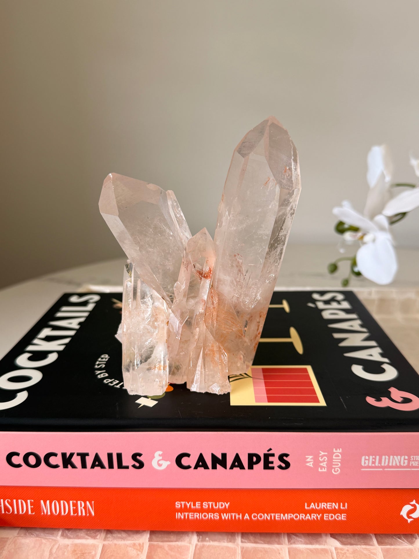 Pink Quartz Crystal Cluster – 570g