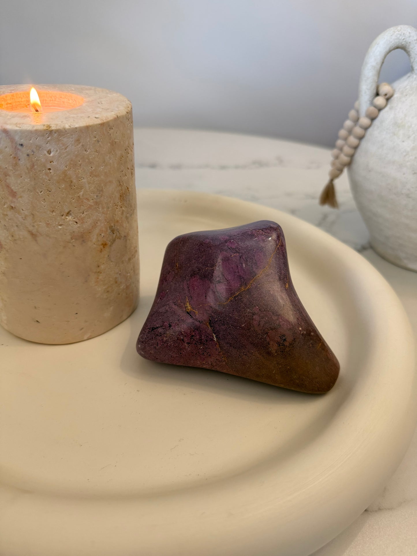 Stichtite Freeform – 637g | Natural Polished Display Stone