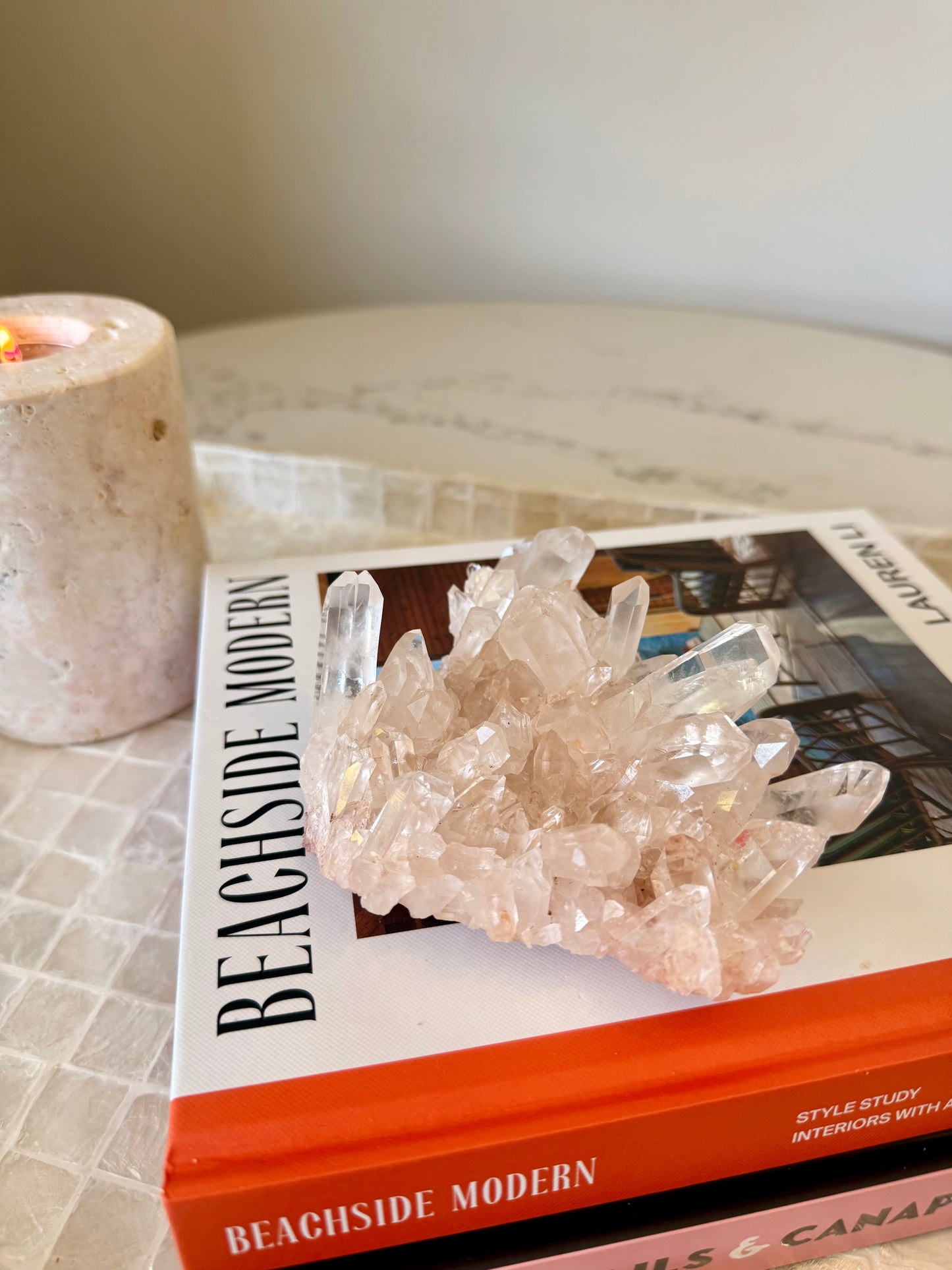 Pink Quartz Cluster – 488 g