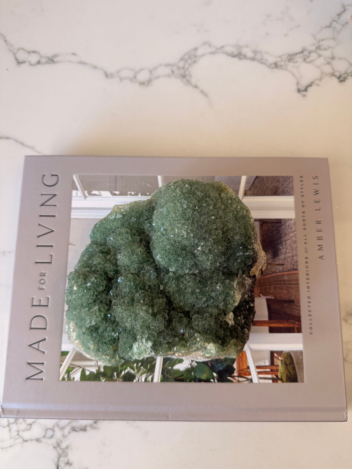 Green Fluorite Statement Cluster – 1.537kg