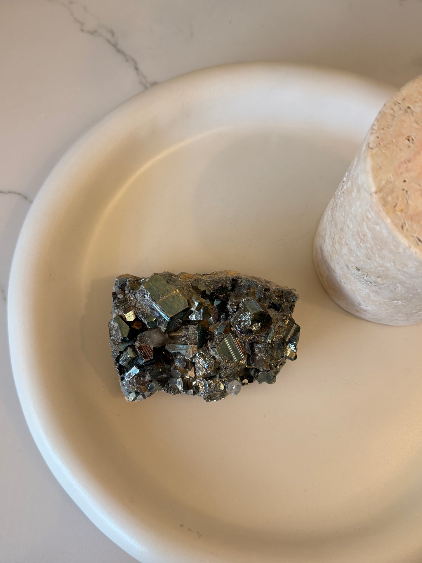 Pyrite & Quartz Crystal Cluster – 721g