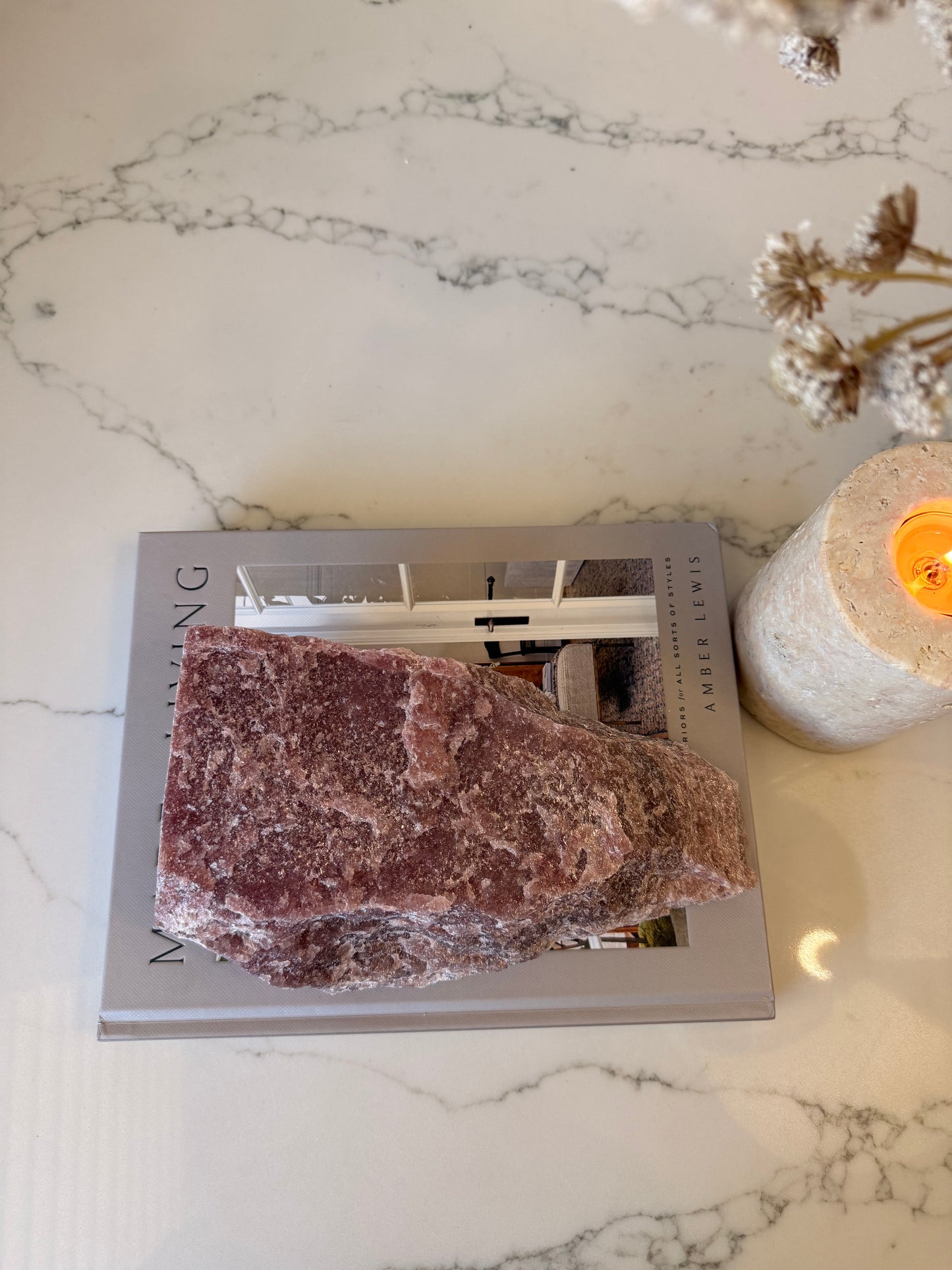 Red Fuchsite Rough Standing Specimen – 2.13kg