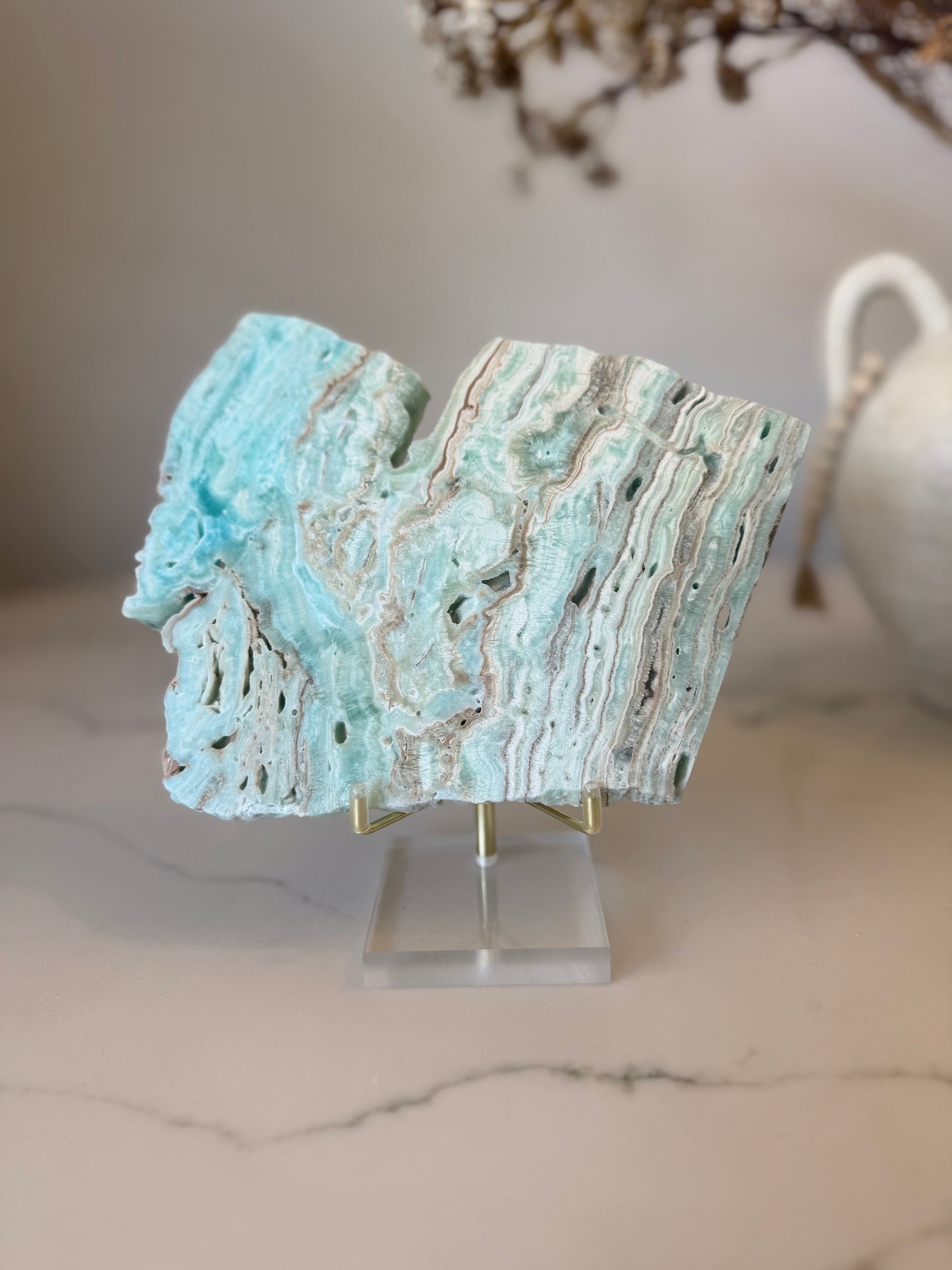 Hemimorphite Display Slice | 461g
