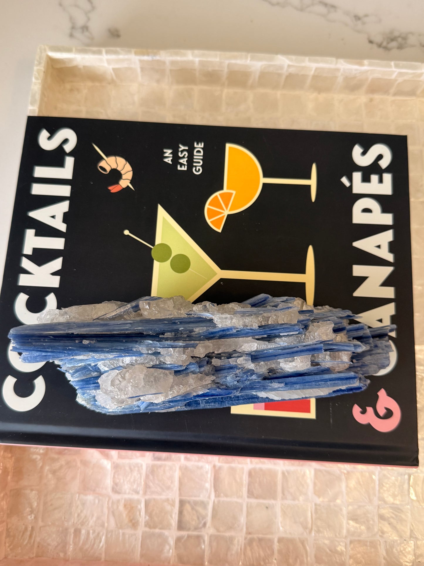 Blue Kyanite with Quartz Cluster – 763g