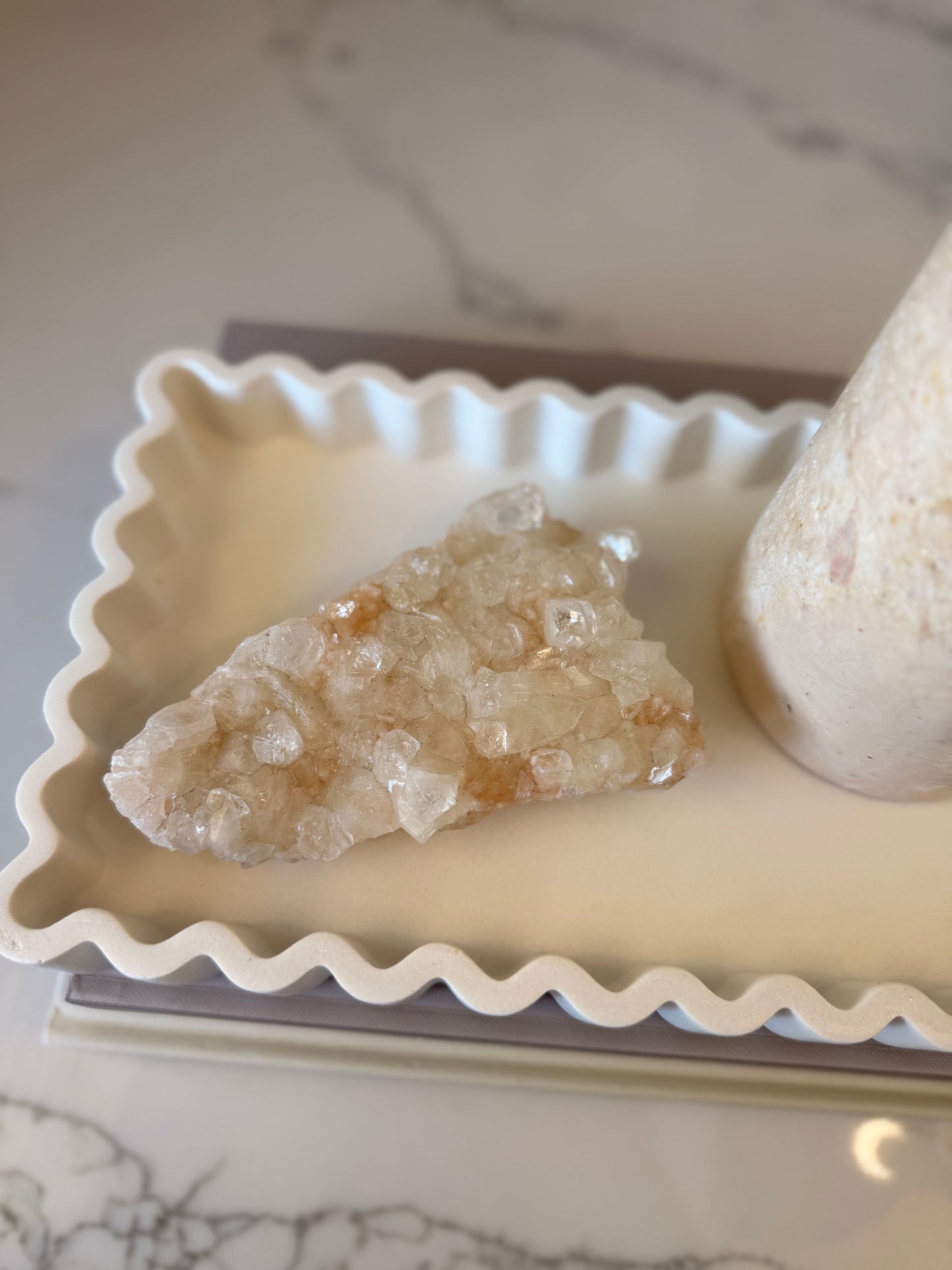 Apophyllite & Stilbite Cluster – Jalgaon, India