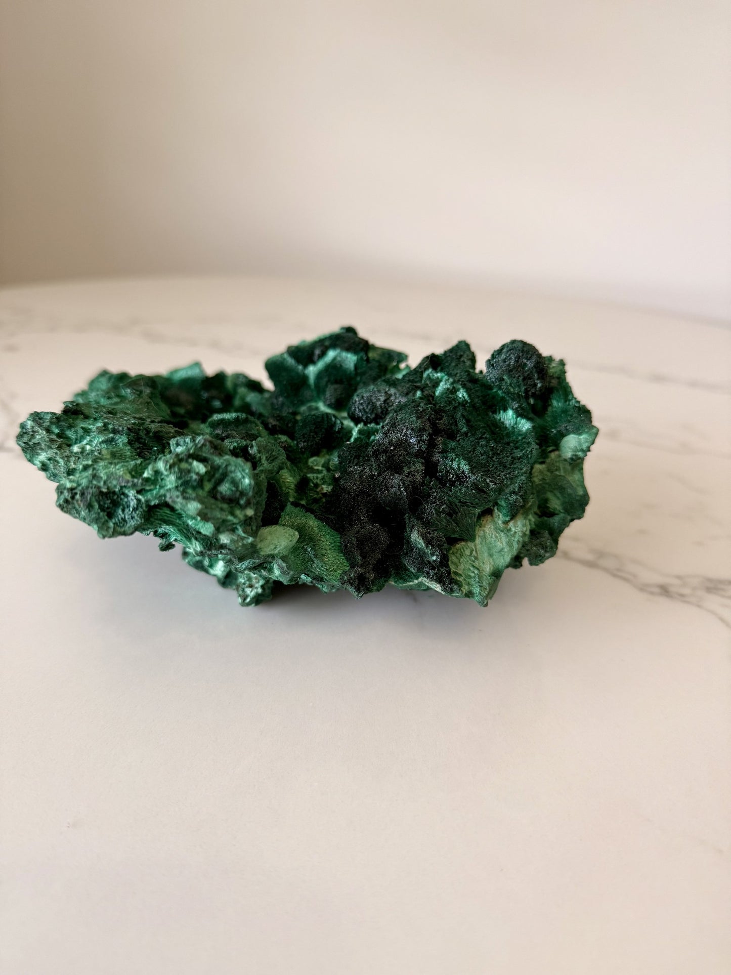 Raw Velvet Malachite Specimen – Deep Emerald Botryoidal Formation 1.124kg