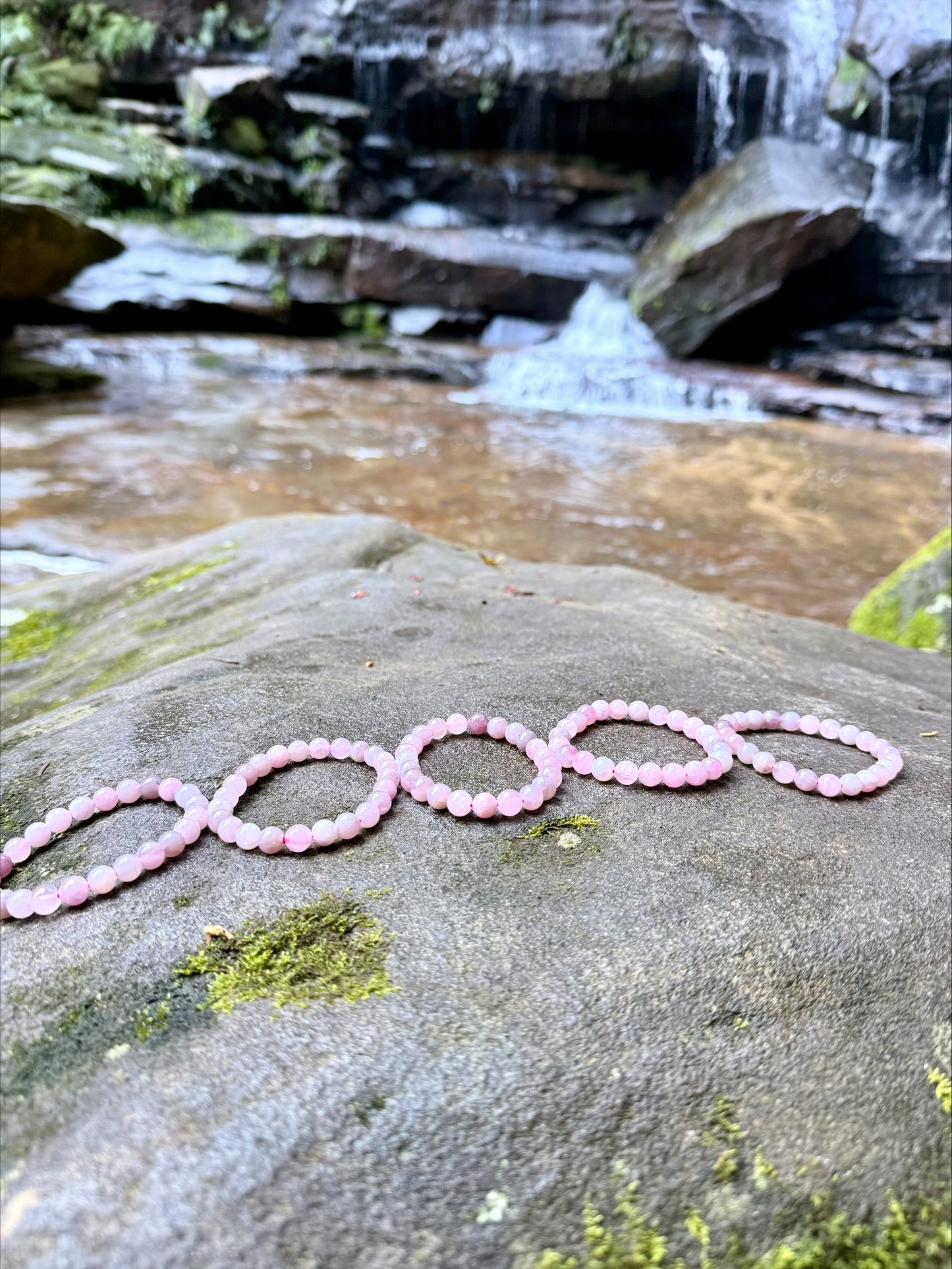 Madagascar Rose Quartz Bracelet | 8mm Natural Crystal Beads