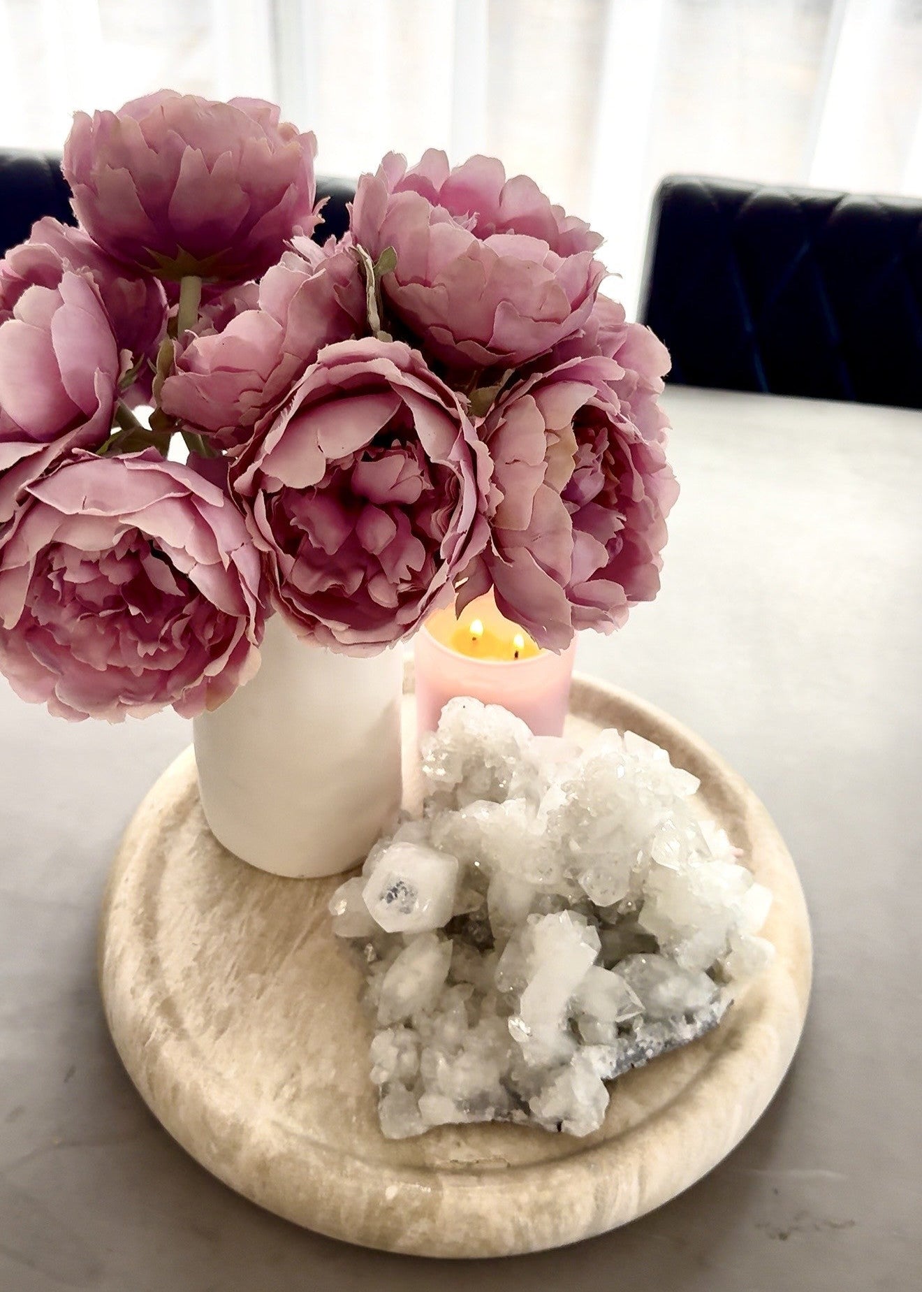 Statement Apophyllite & Stilbite Crystal Cluster 2.3kg