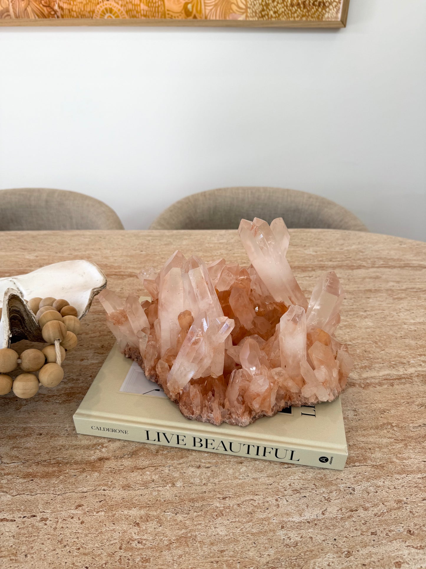 Pink Quartz Cluster – 6.954 kg