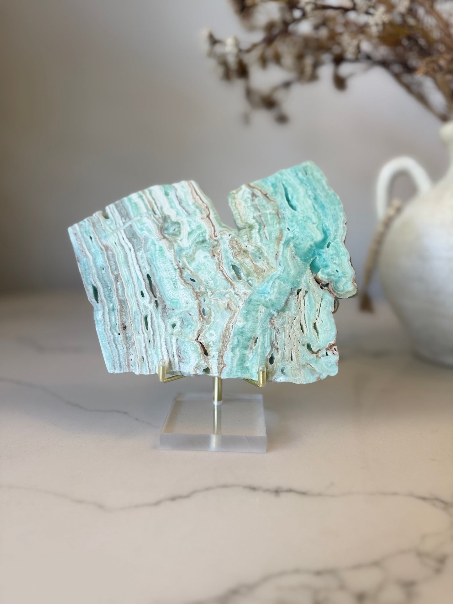 Hemimorphite Display Slice | 461g