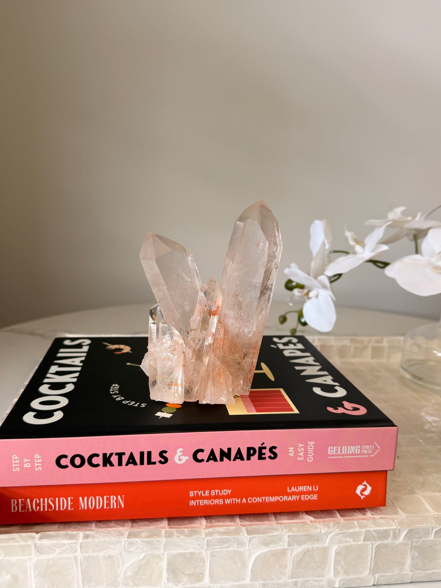 Pink Quartz Crystal Cluster – 570g