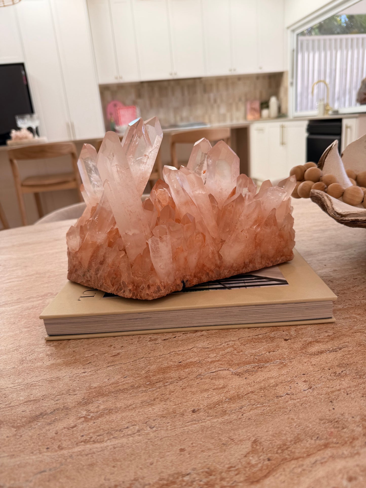 Pink Quartz Cluster – 6.954 kg