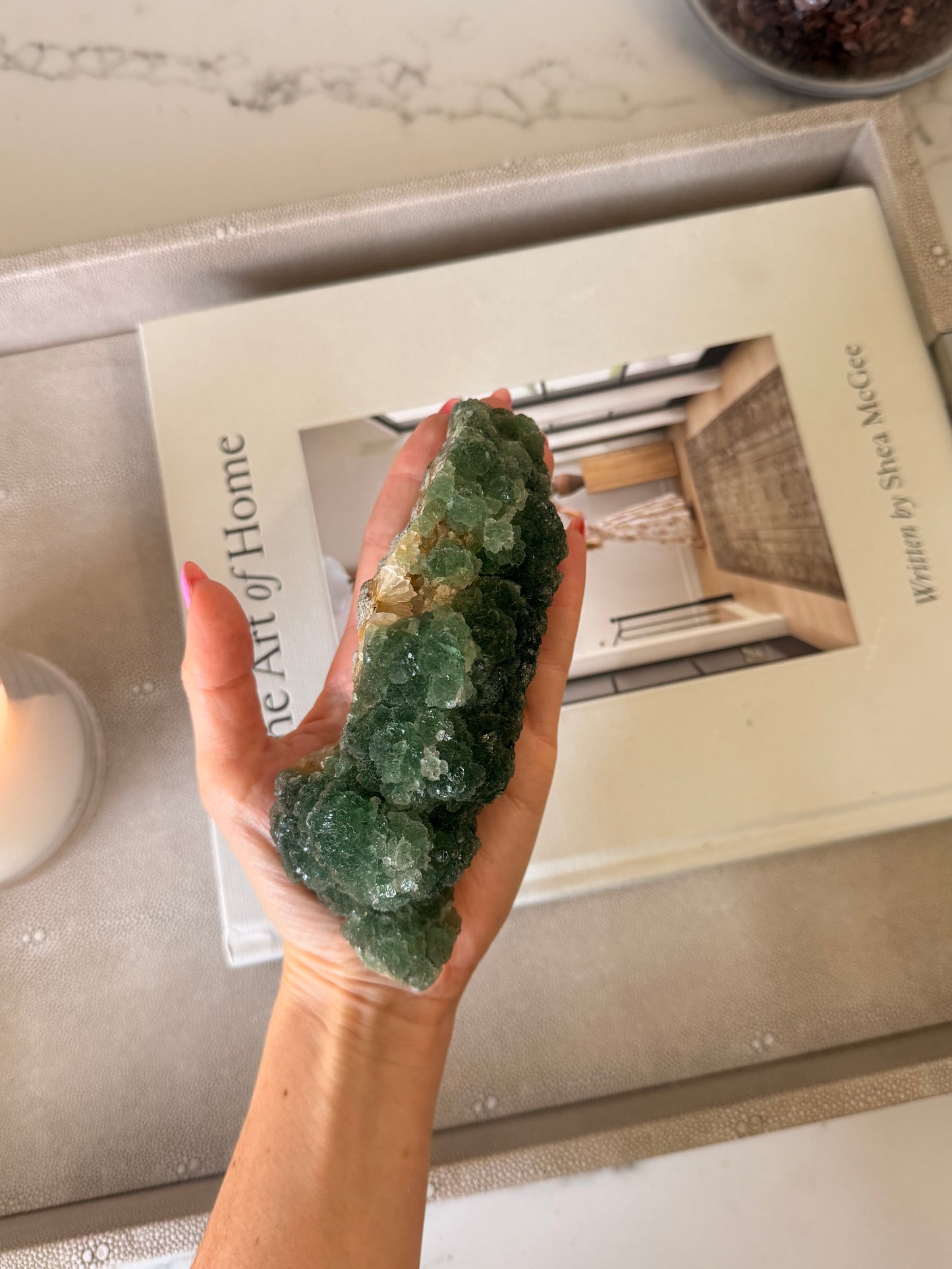 Green Fluorite Cluster – 623g