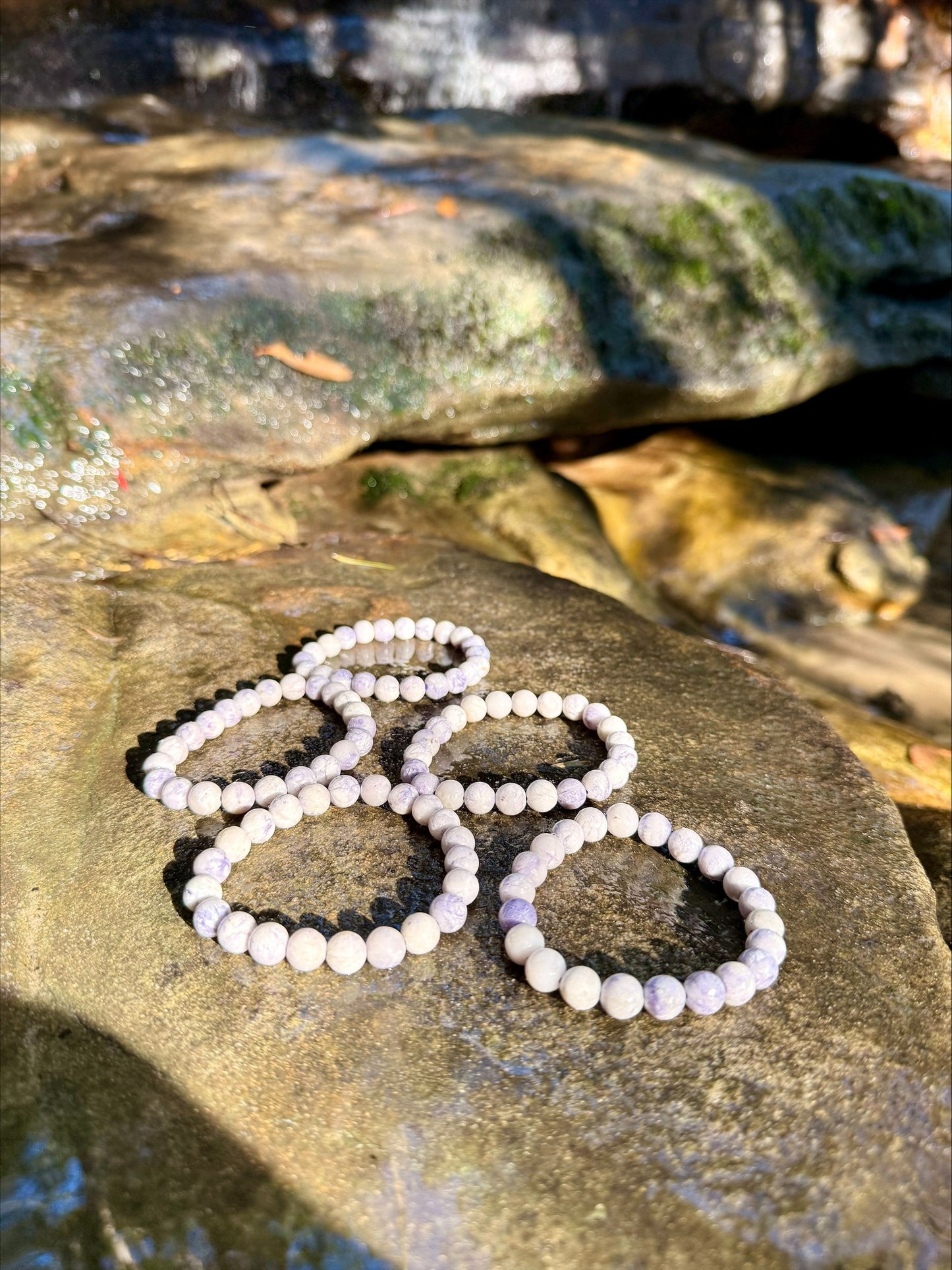 Tiffany Jasper Bracelet | 8mm Natural Crystal Beads