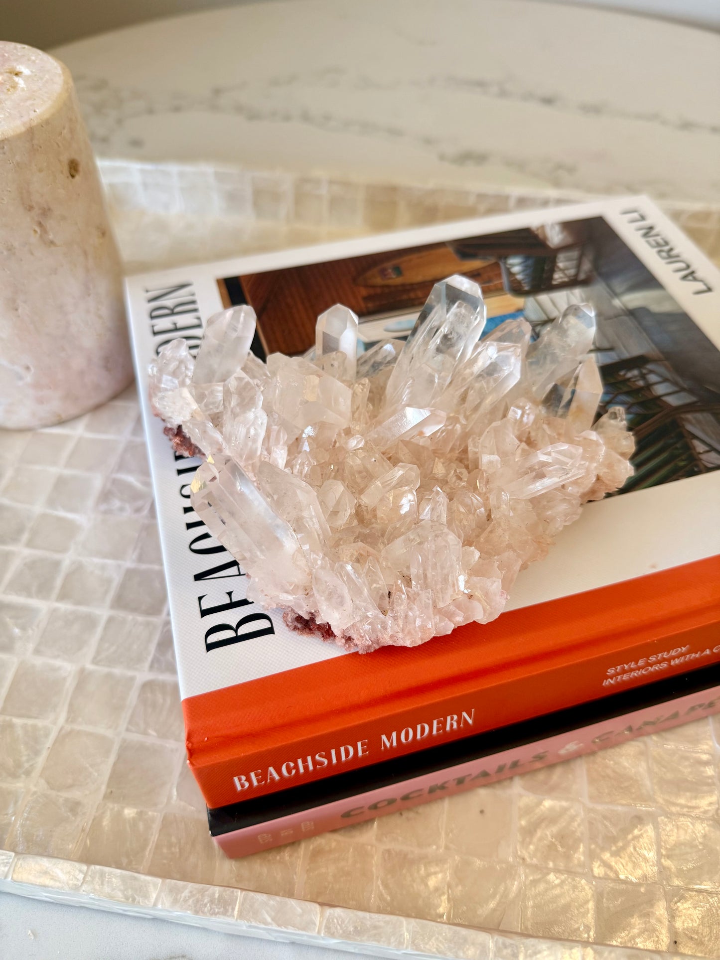 Pink Quartz Cluster – 488 g