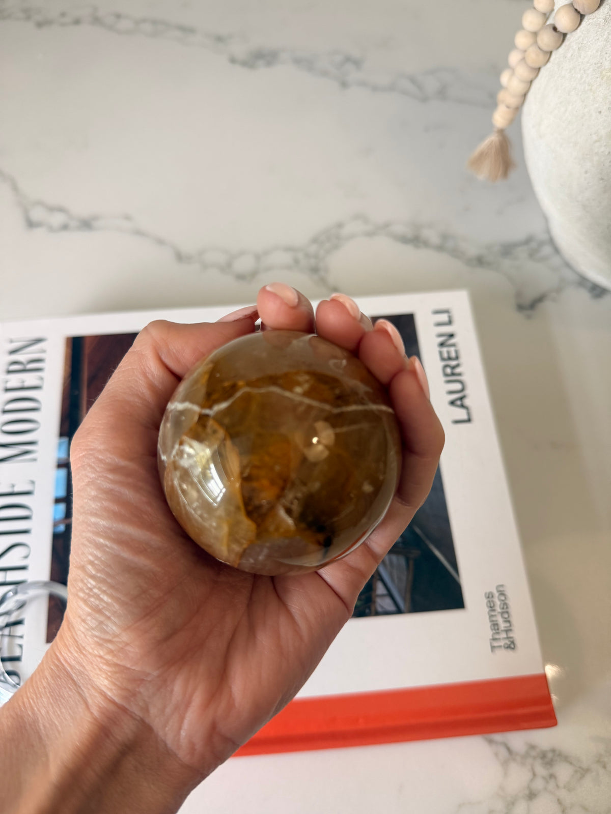 Golden Healer Quartz Sphere – 317g