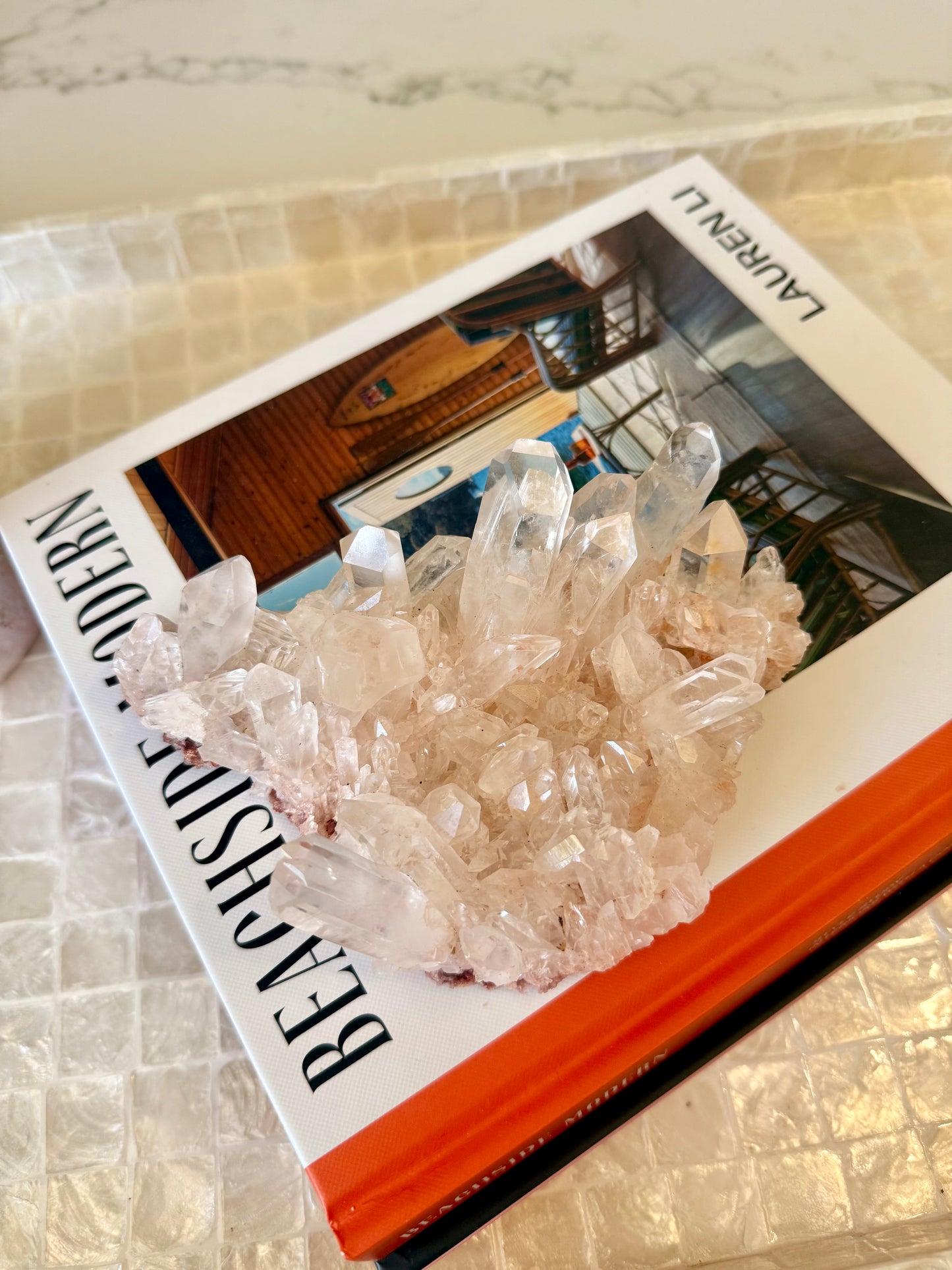 Pink Quartz Cluster – 488 g