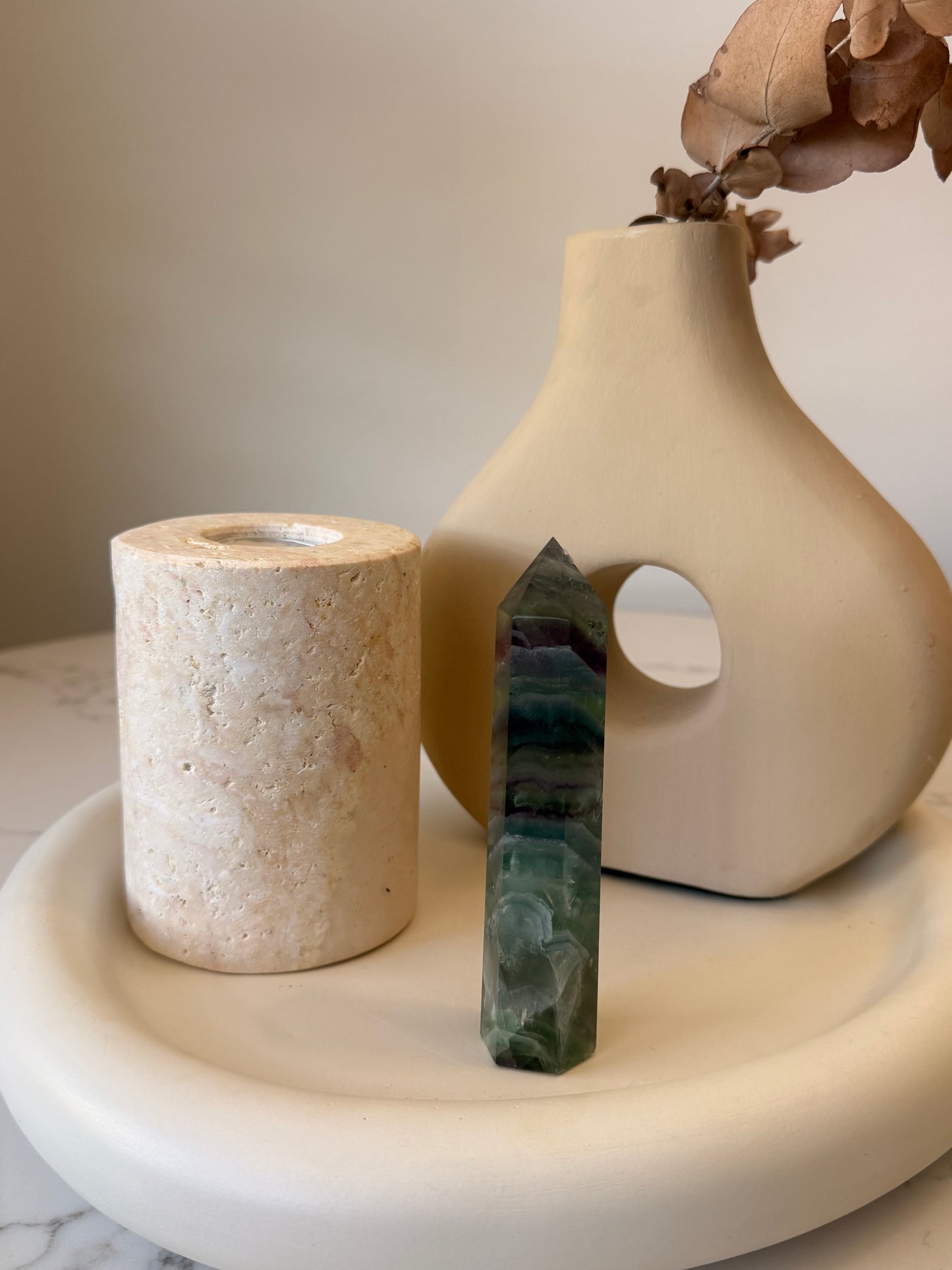 Rainbow Fluorite Tower – 230g