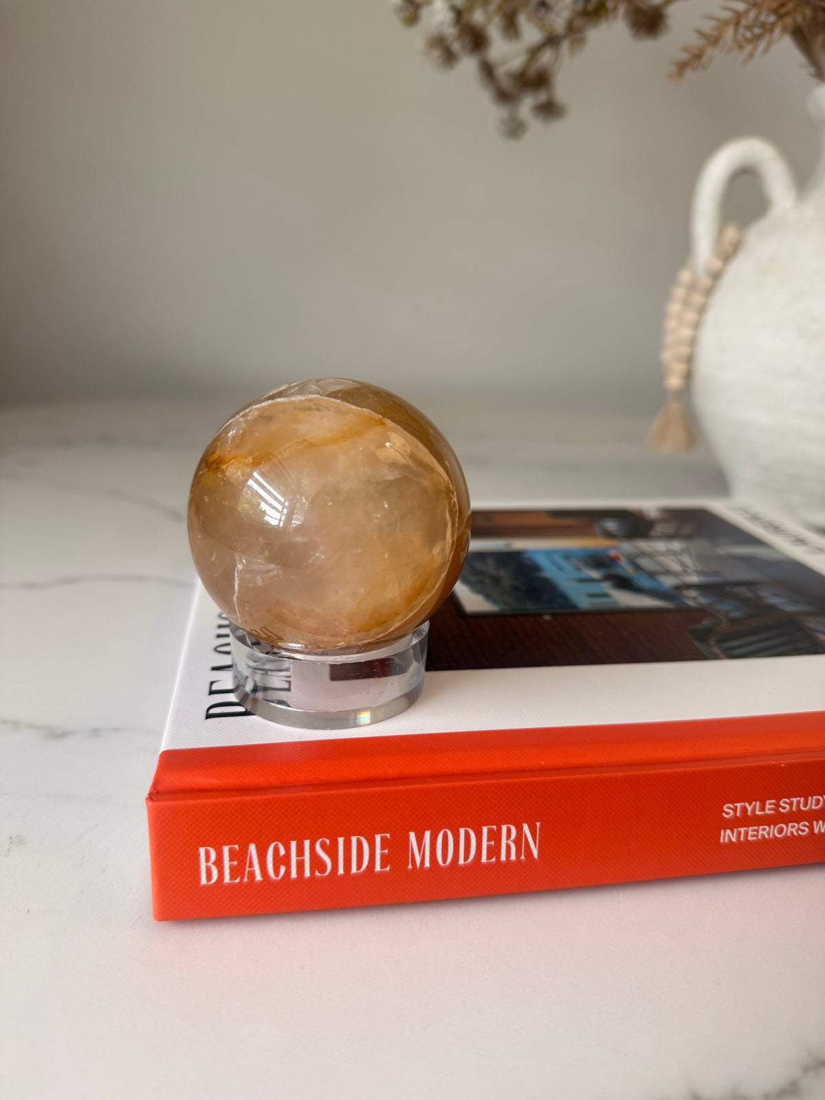 Golden Healer Quartz Sphere – 317g
