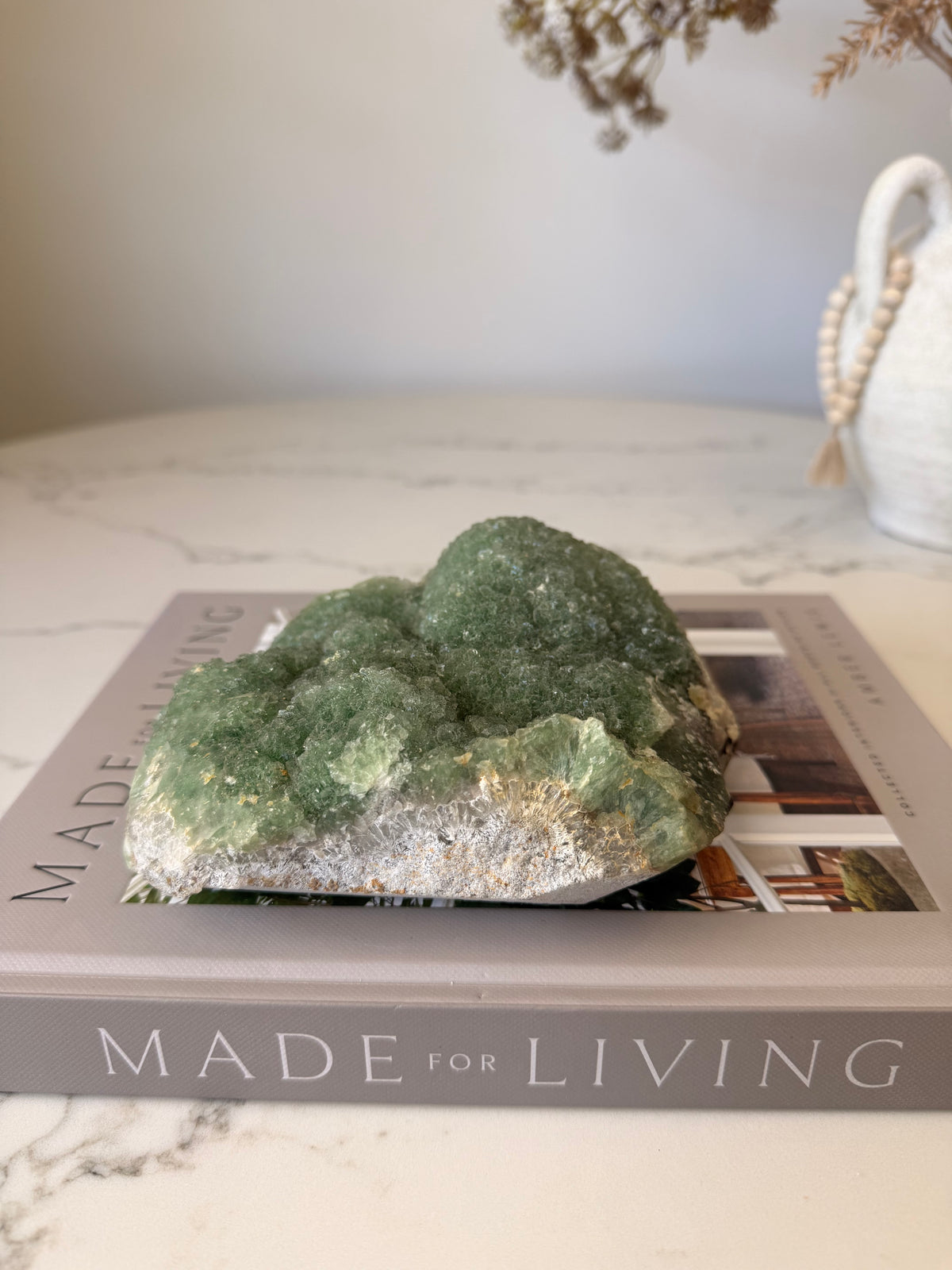 Green Fluorite Statement Cluster – 1.537kg