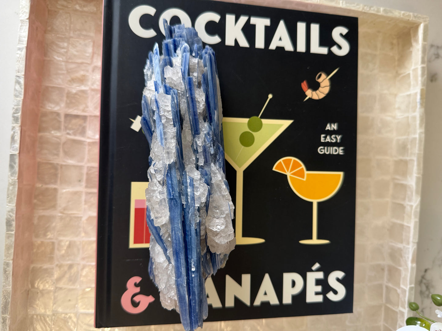 Blue Kyanite with Quartz Cluster – 763g