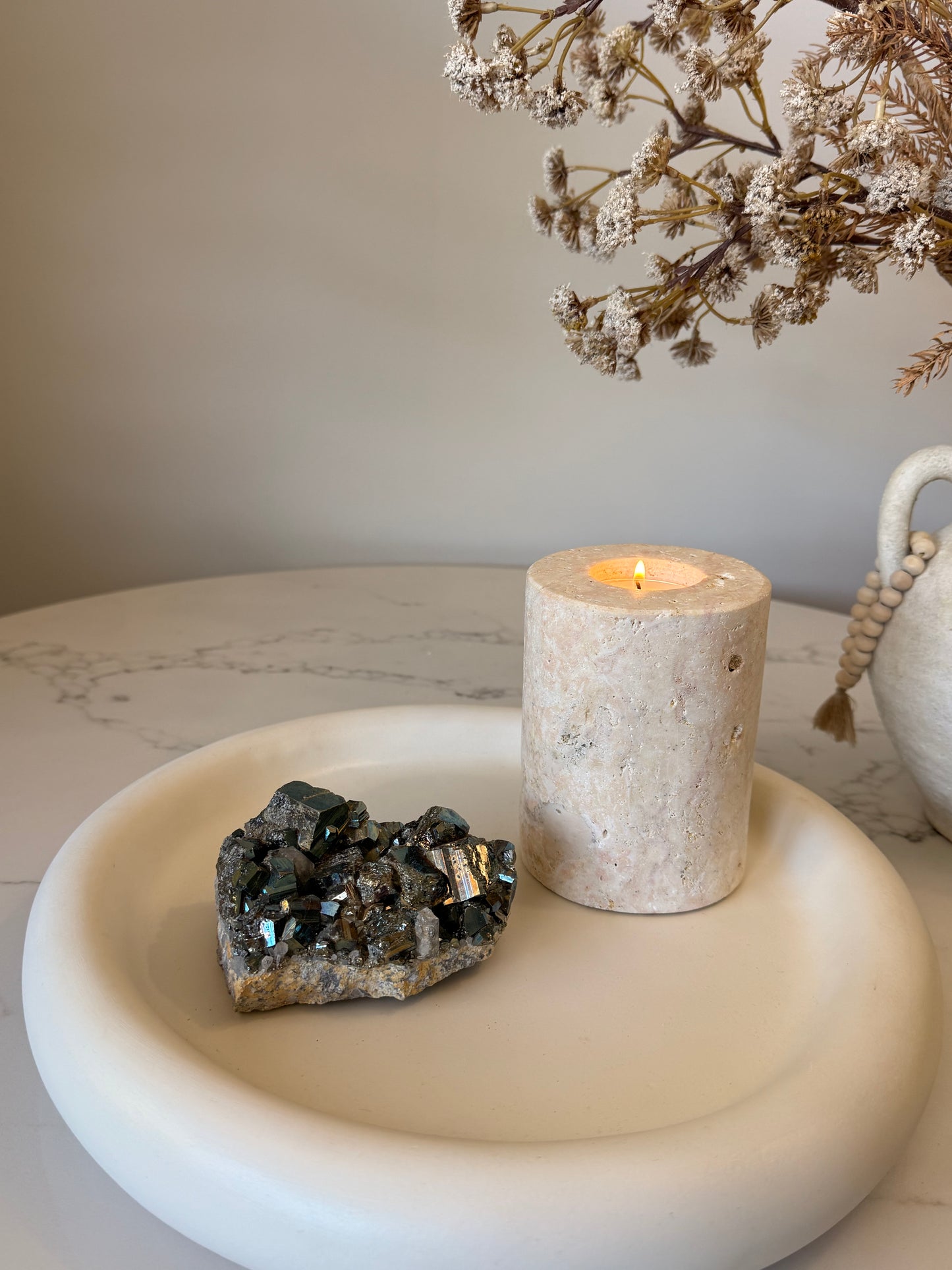 Pyrite & Quartz Crystal Cluster – 721g