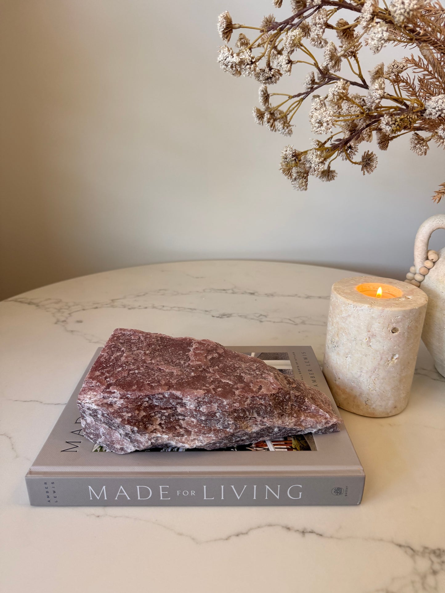 Red Fuchsite Rough Standing Specimen – 2.13kg