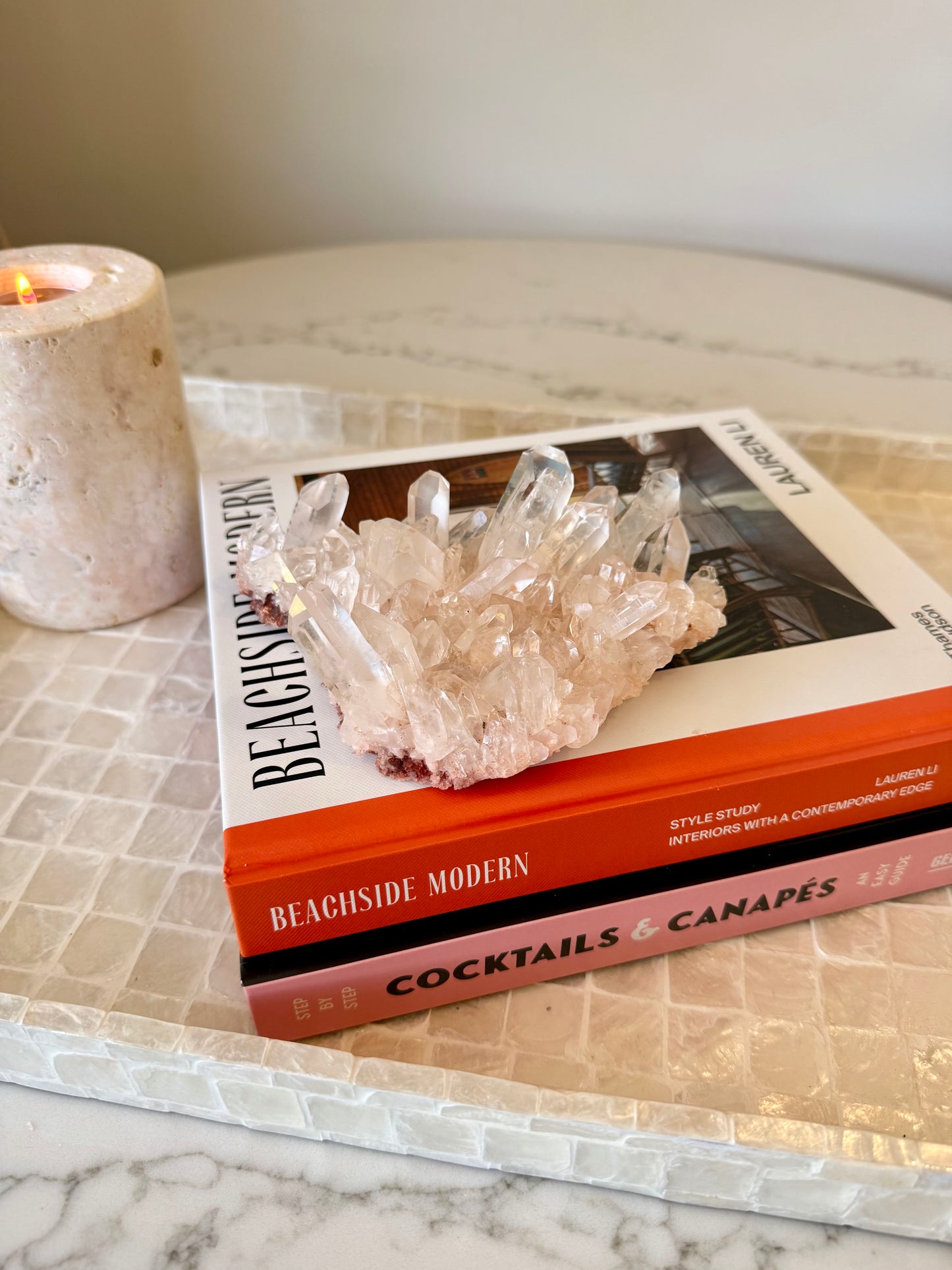 Pink Quartz Cluster – 488 g