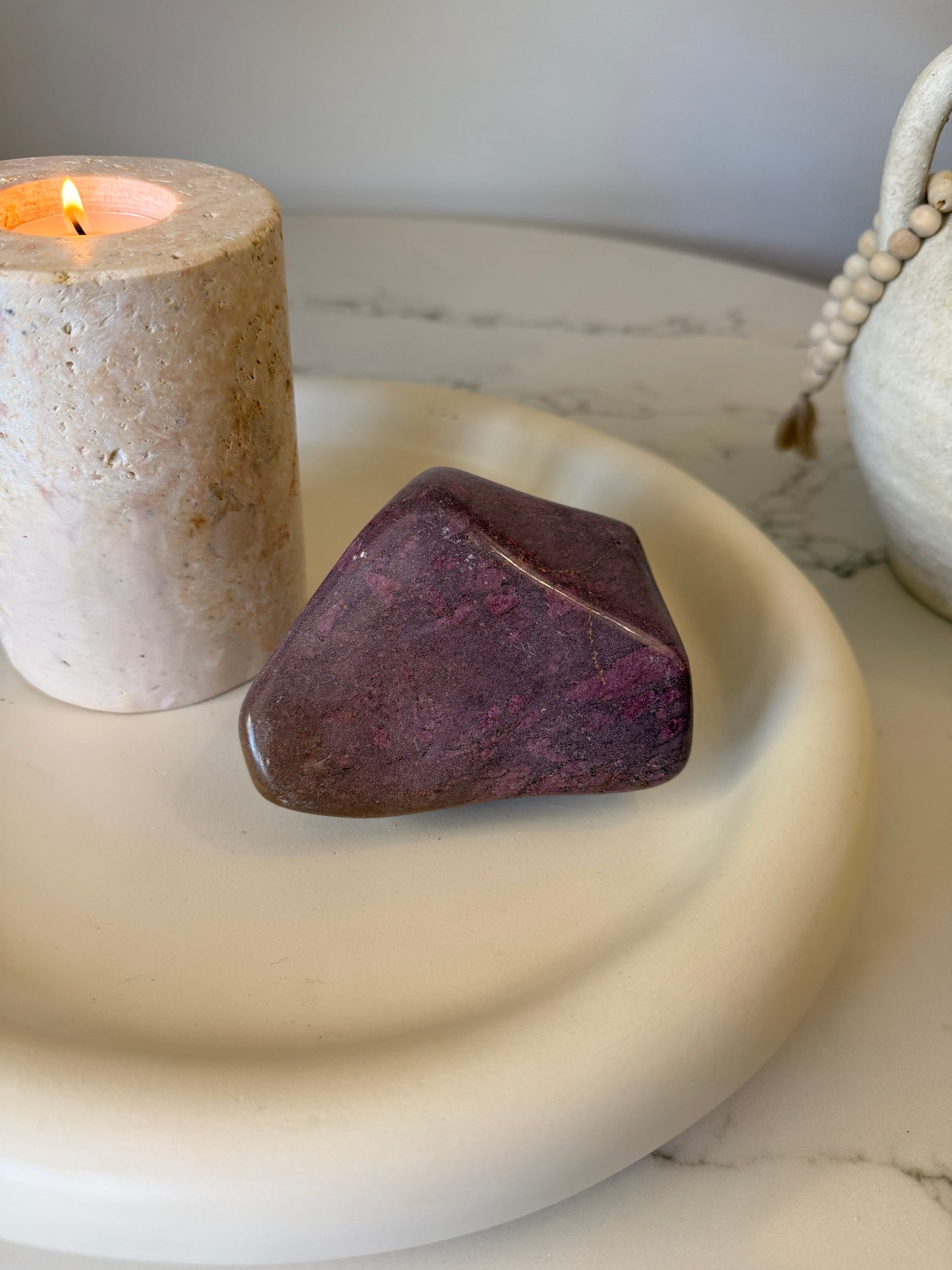 Stichtite Freeform – 637g | Natural Polished Display Stone