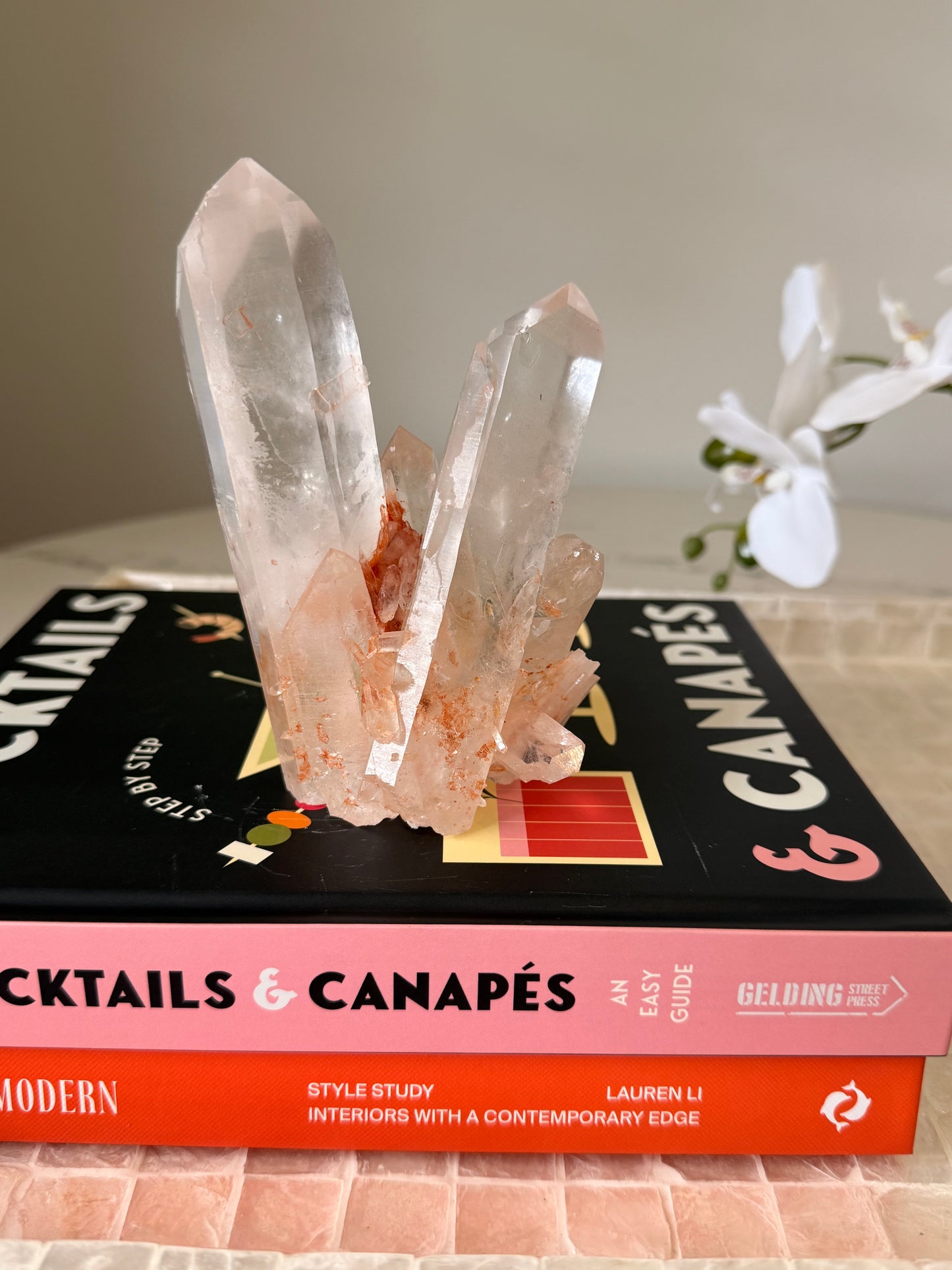 Pink Quartz Crystal Cluster – 570g