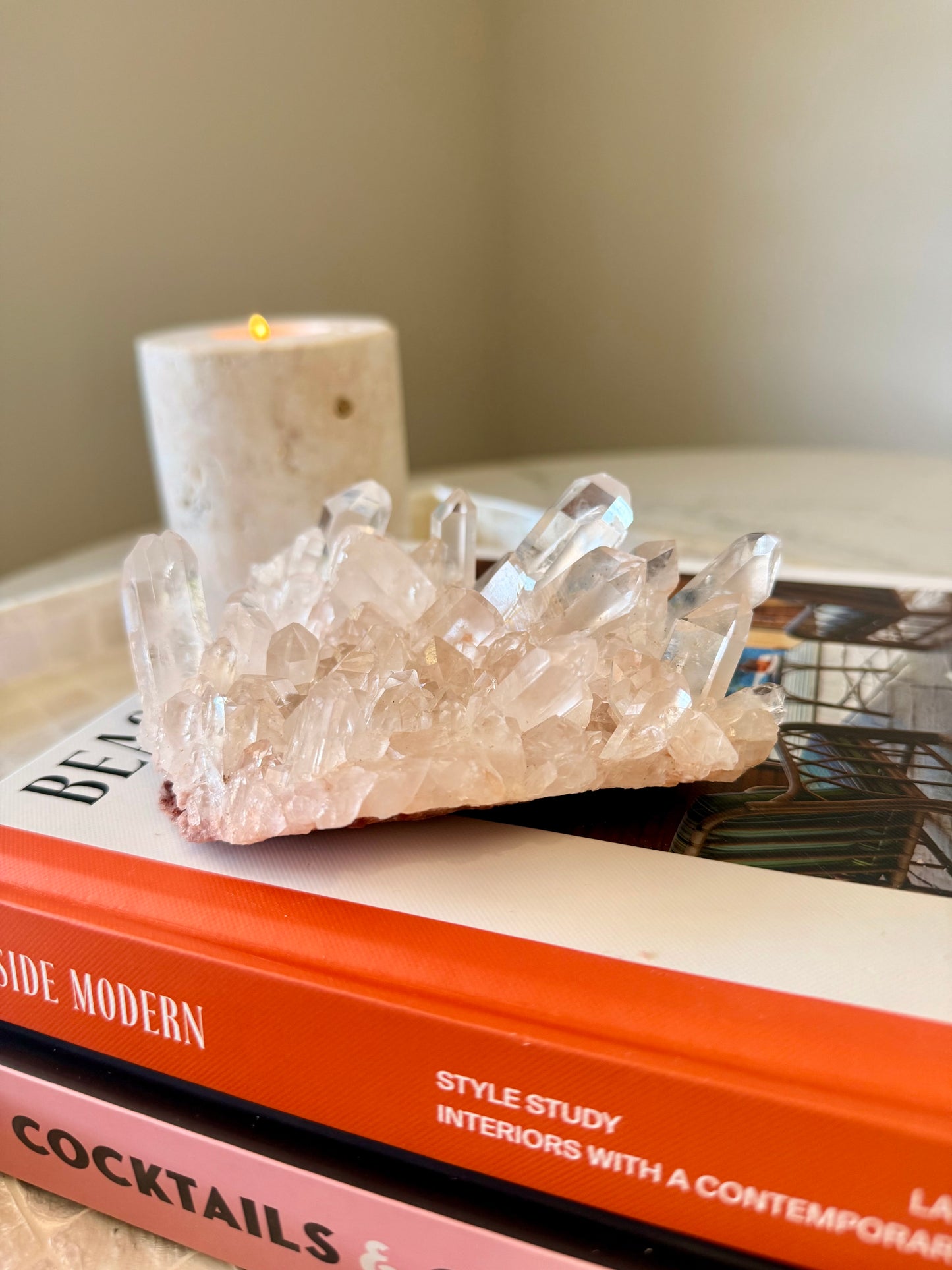 Pink Quartz Cluster – 488 g