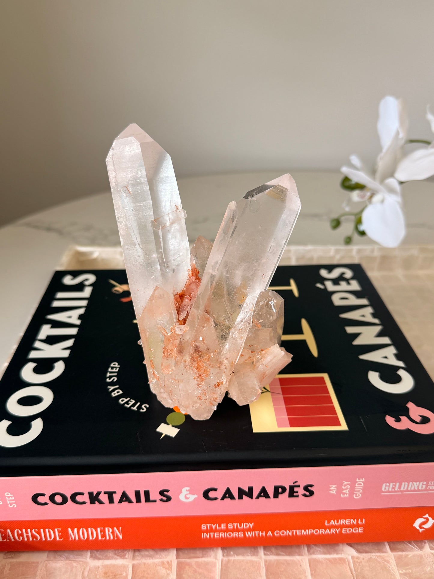 Pink Quartz Crystal Cluster – 570g