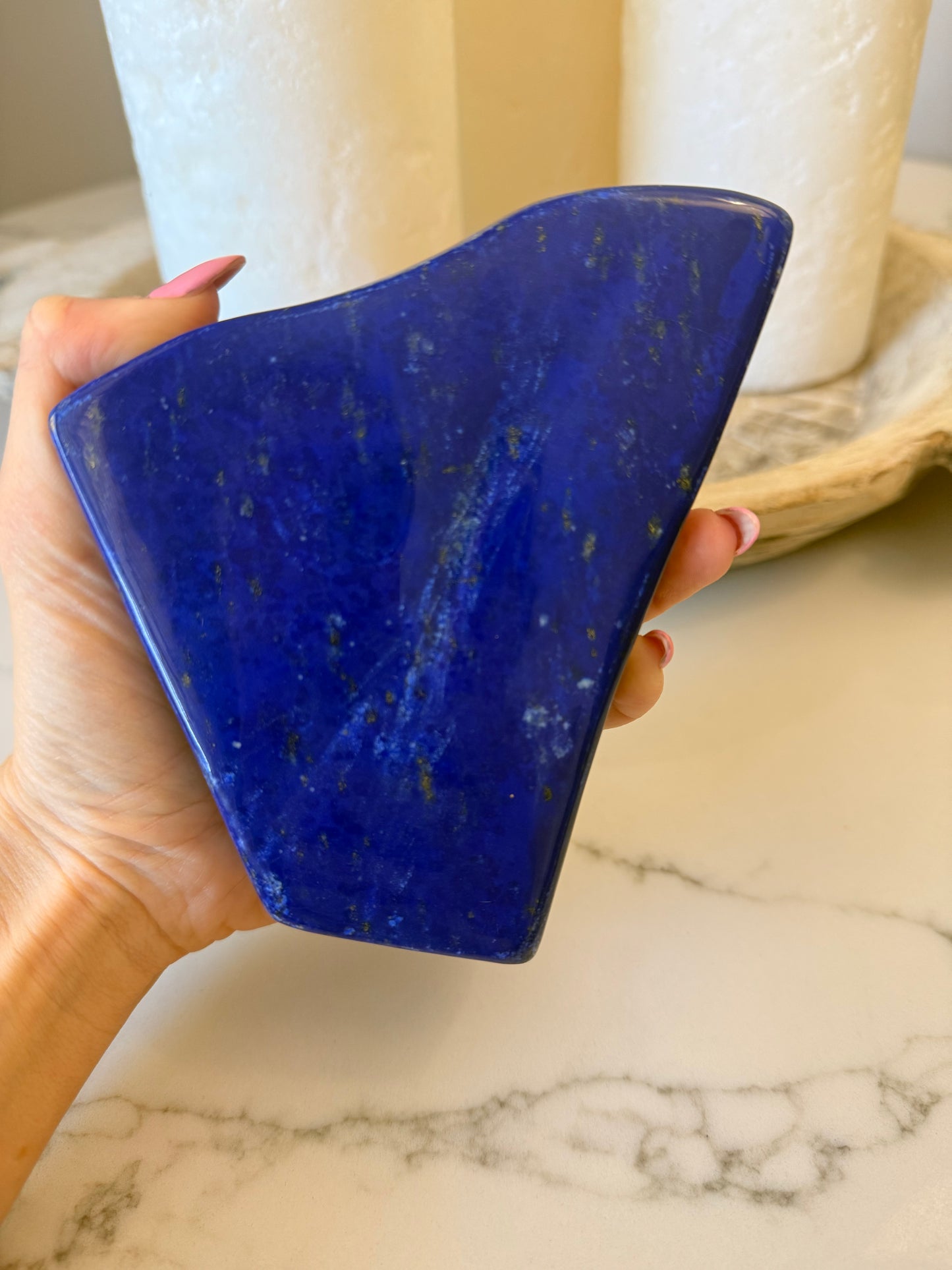 Lapis Lazuli Freeform – 784g Statement Piece