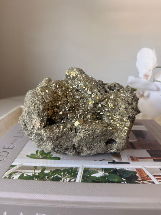 Pyrite Crystal Cluster | Sparkling | 2.56kg