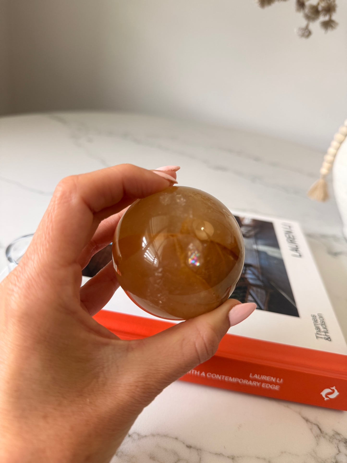 Golden Healer Quartz Sphere – 317g