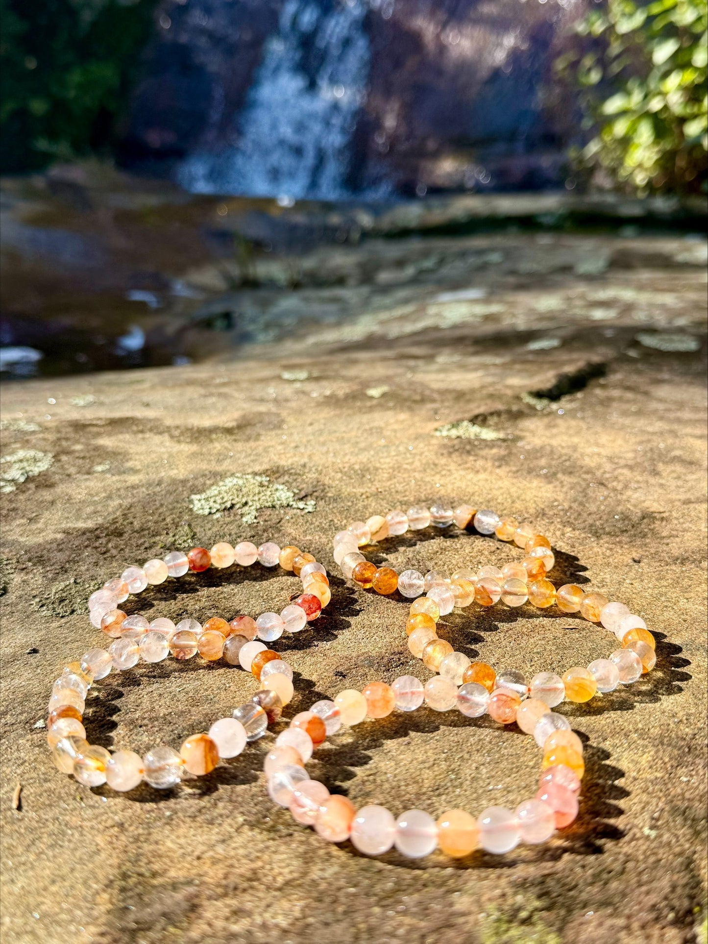 Golden Healer Quartz Bracelet | 8mm Natural Crystal Beads