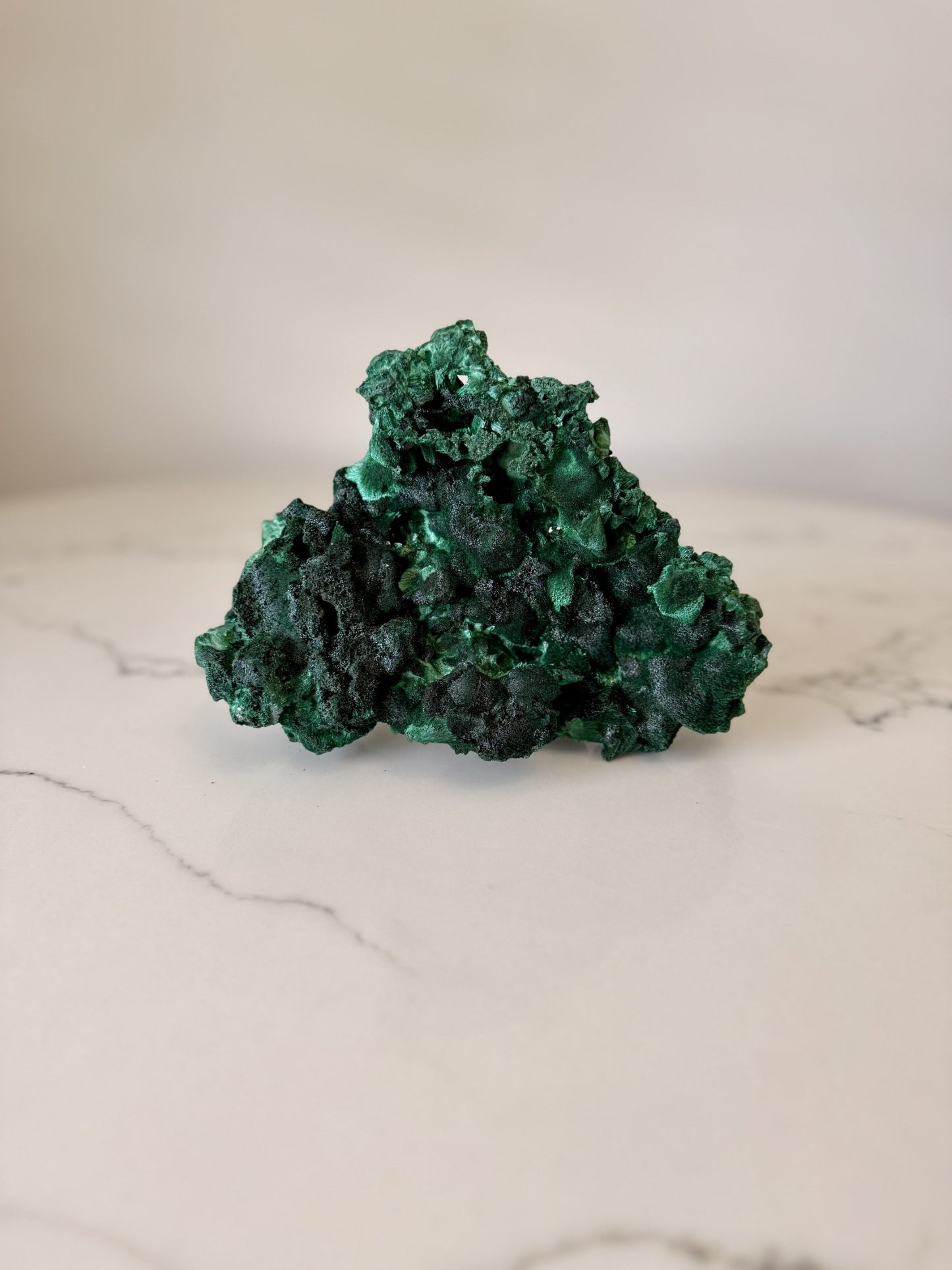 Raw Velvet Malachite Specimen – Deep Emerald Botryoidal Formation 1.124kg