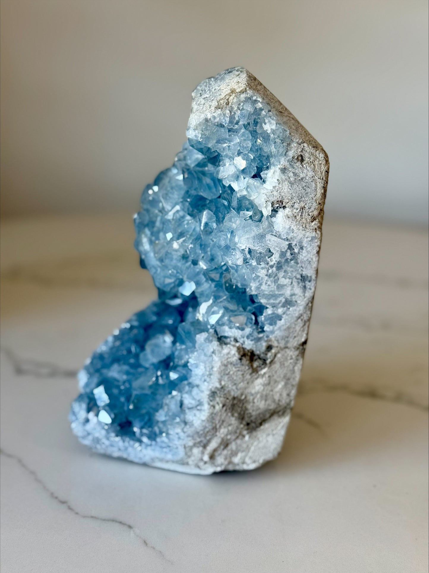 Large Celestite Crystal Cluster | 3.106kg